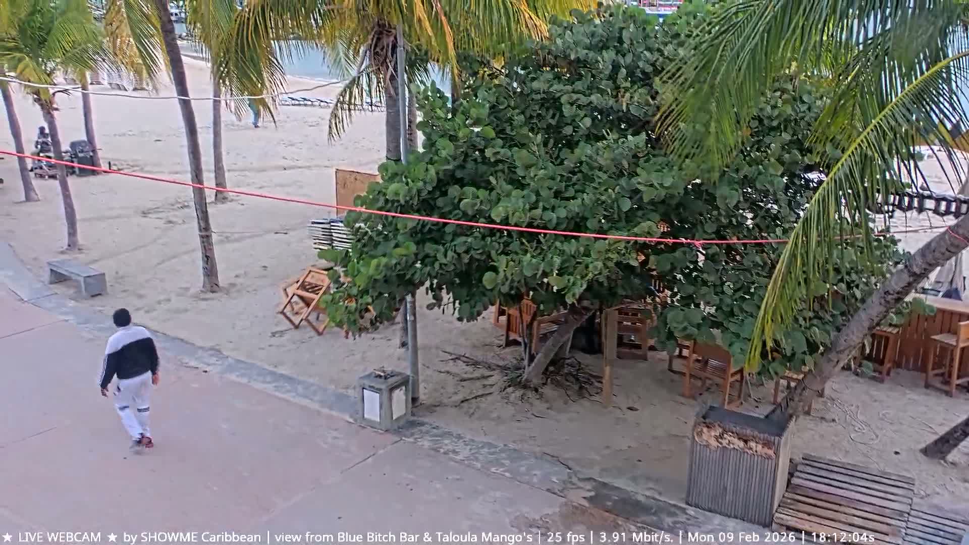 Carribean , Sint Maarten Great Bay Beach & Boardwalk  Live Cam - Philipsburg , Sint Maarten, Netherland
