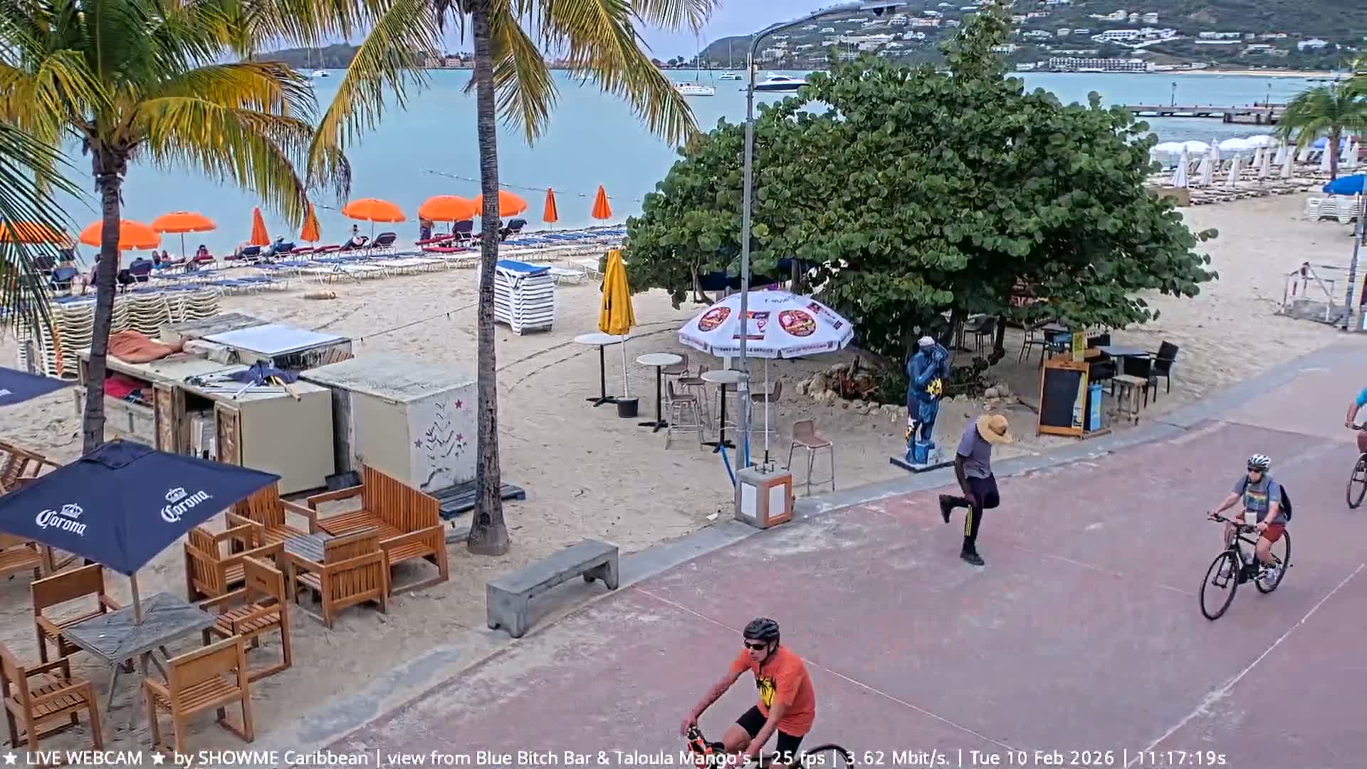 Carribean , Sint Maarten Great Bay Beach & Boardwalk  Live Cam - Philipsburg , Sint Maarten, Netherland