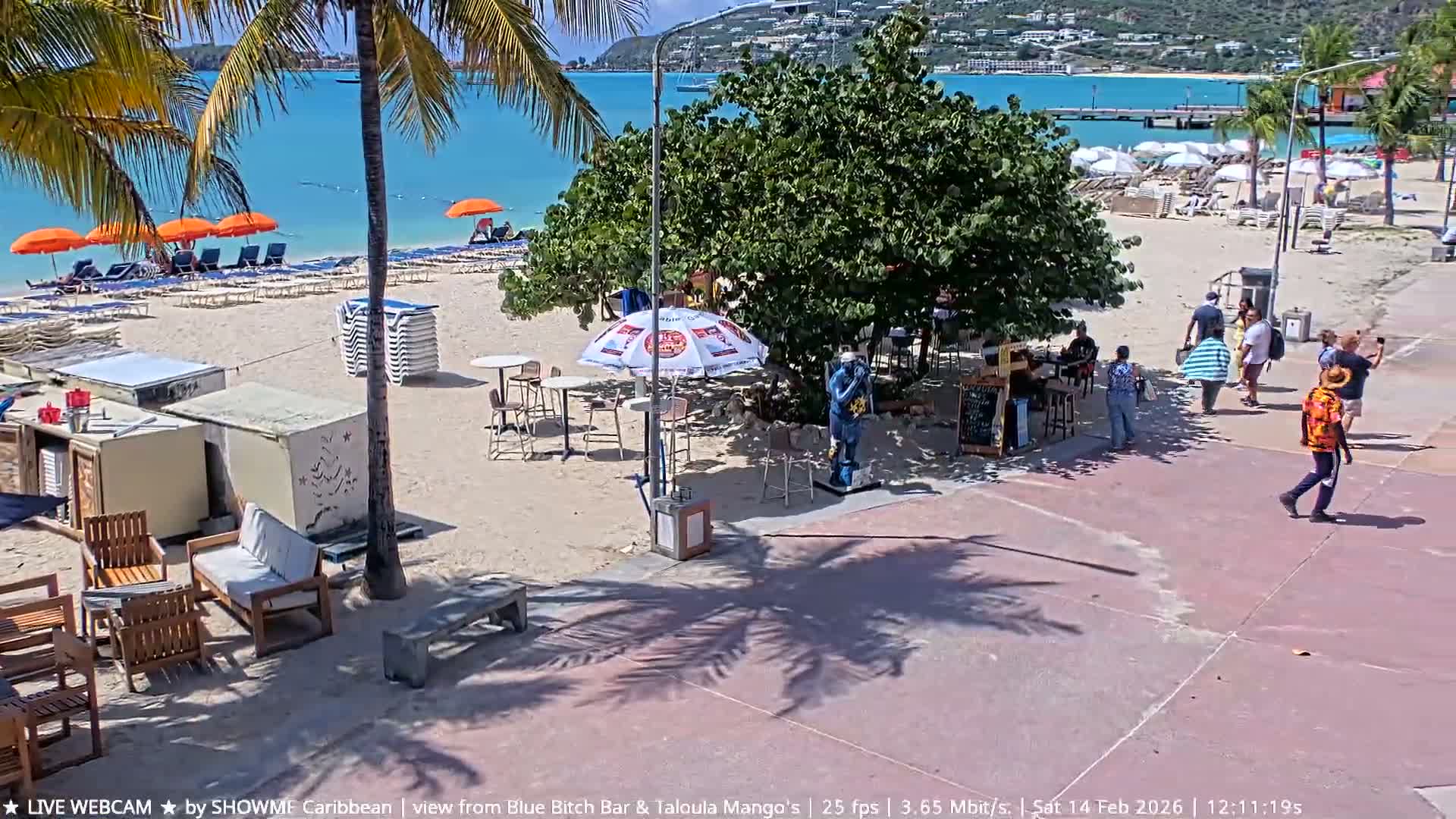 Carribean , Sint Maarten Great Bay Beach & Boardwalk  Live Cam - Philipsburg , Sint Maarten, Netherland
