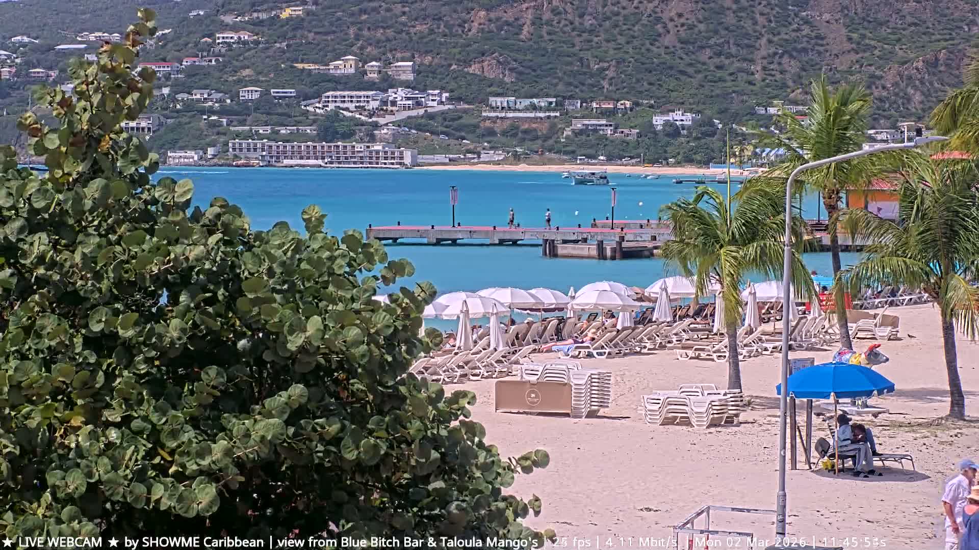 Carribean , Sint Maarten Great Bay Beach & Boardwalk  Live Cam - Philipsburg , Sint Maarten, Netherland