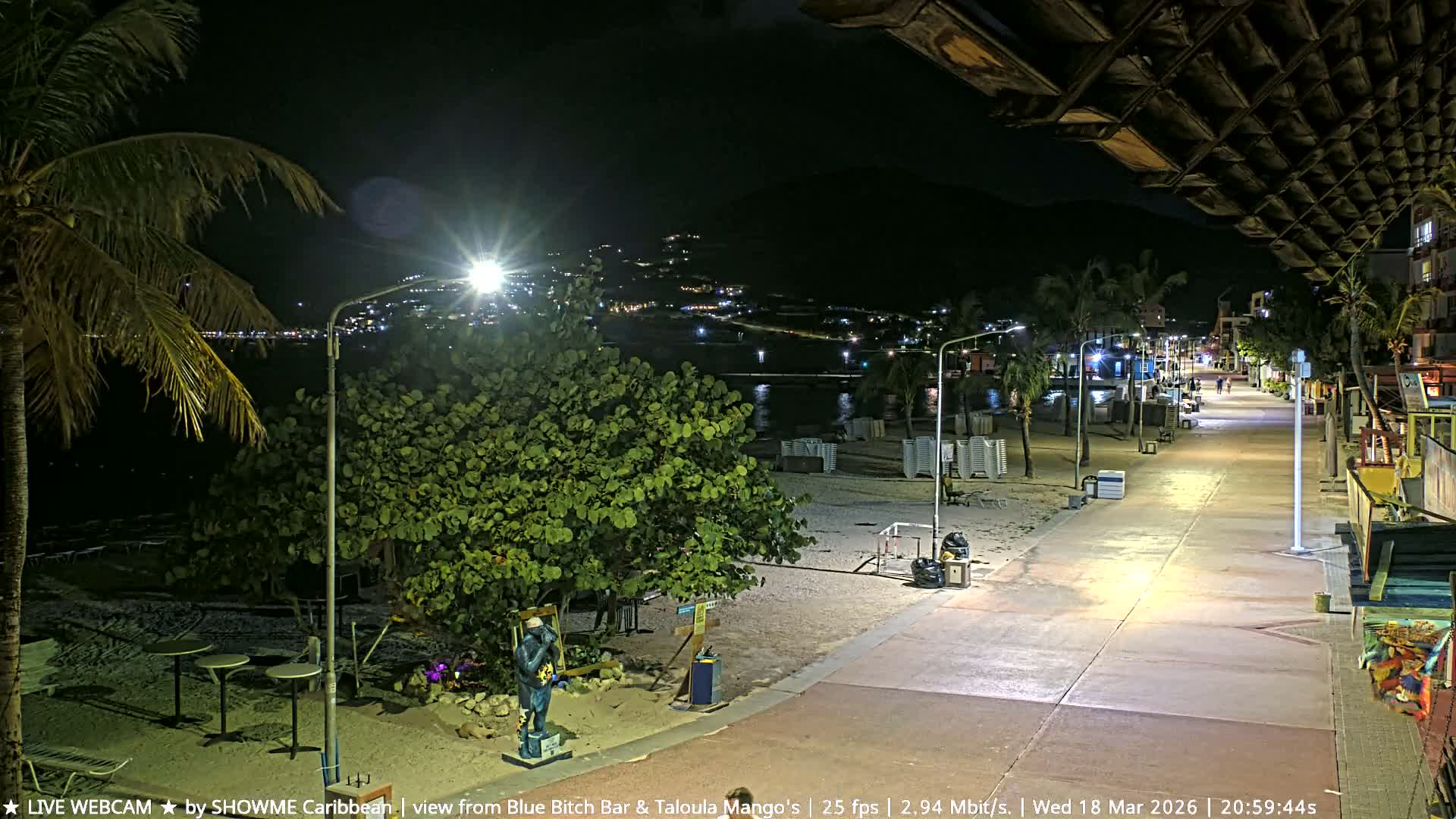 Carribean , Sint Maarten Great Bay Beach & Boardwalk  Live Cam - Philipsburg , Sint Maarten, Netherland