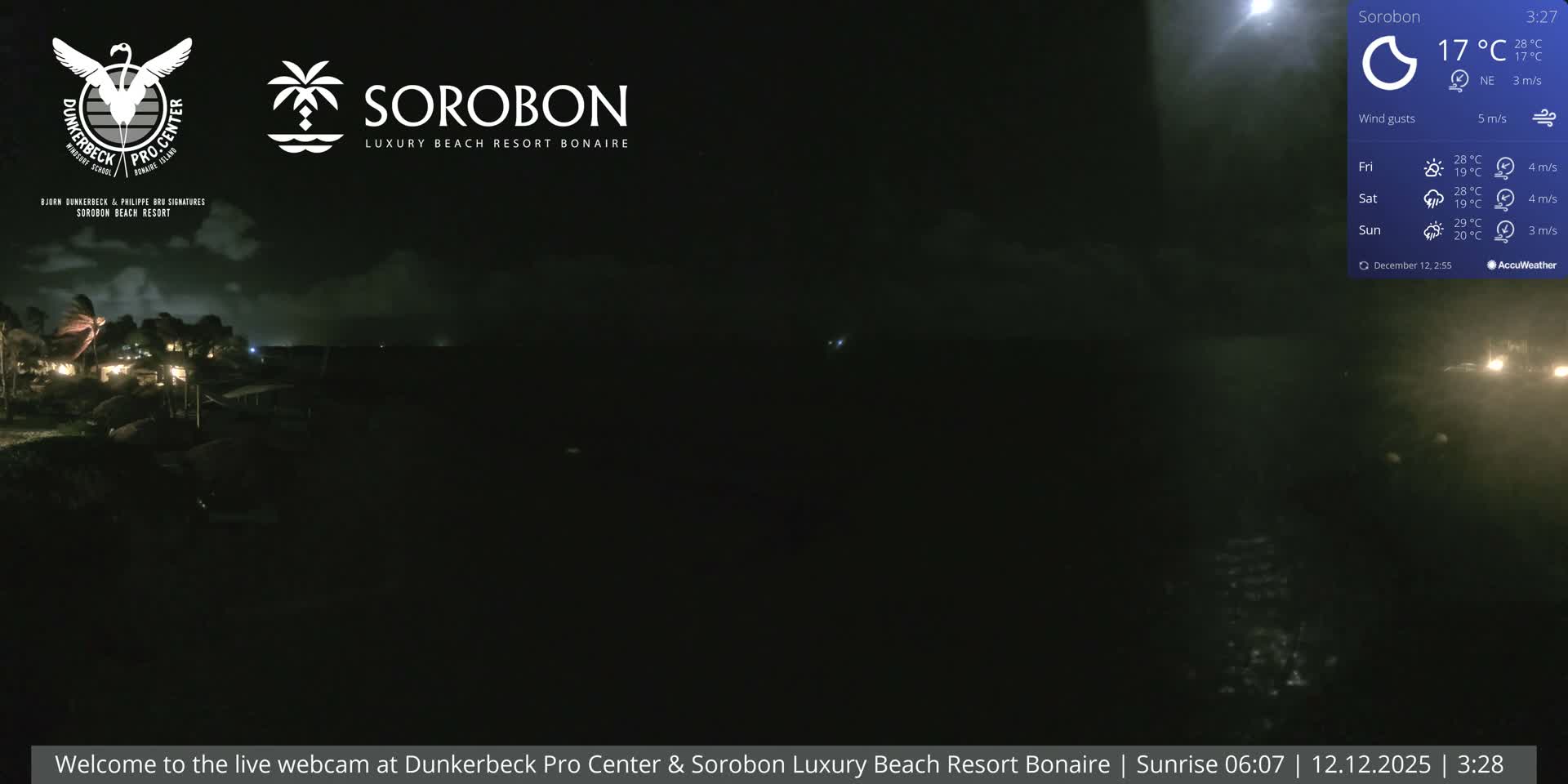 Carribean, Sorobon Beach Live Cam - Kralendijk, Bonaire, Bonaire Sint Eustatius and Saba, Netherland