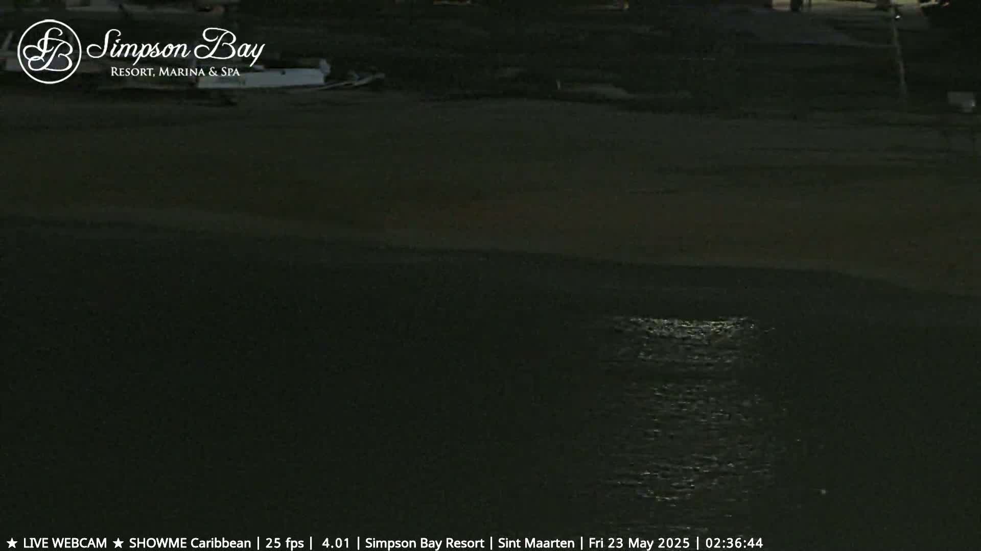Carribean , Sint Maarten Kim Sha Beach Live Cam - Simpson Bay, Sint Maarten, Netherland