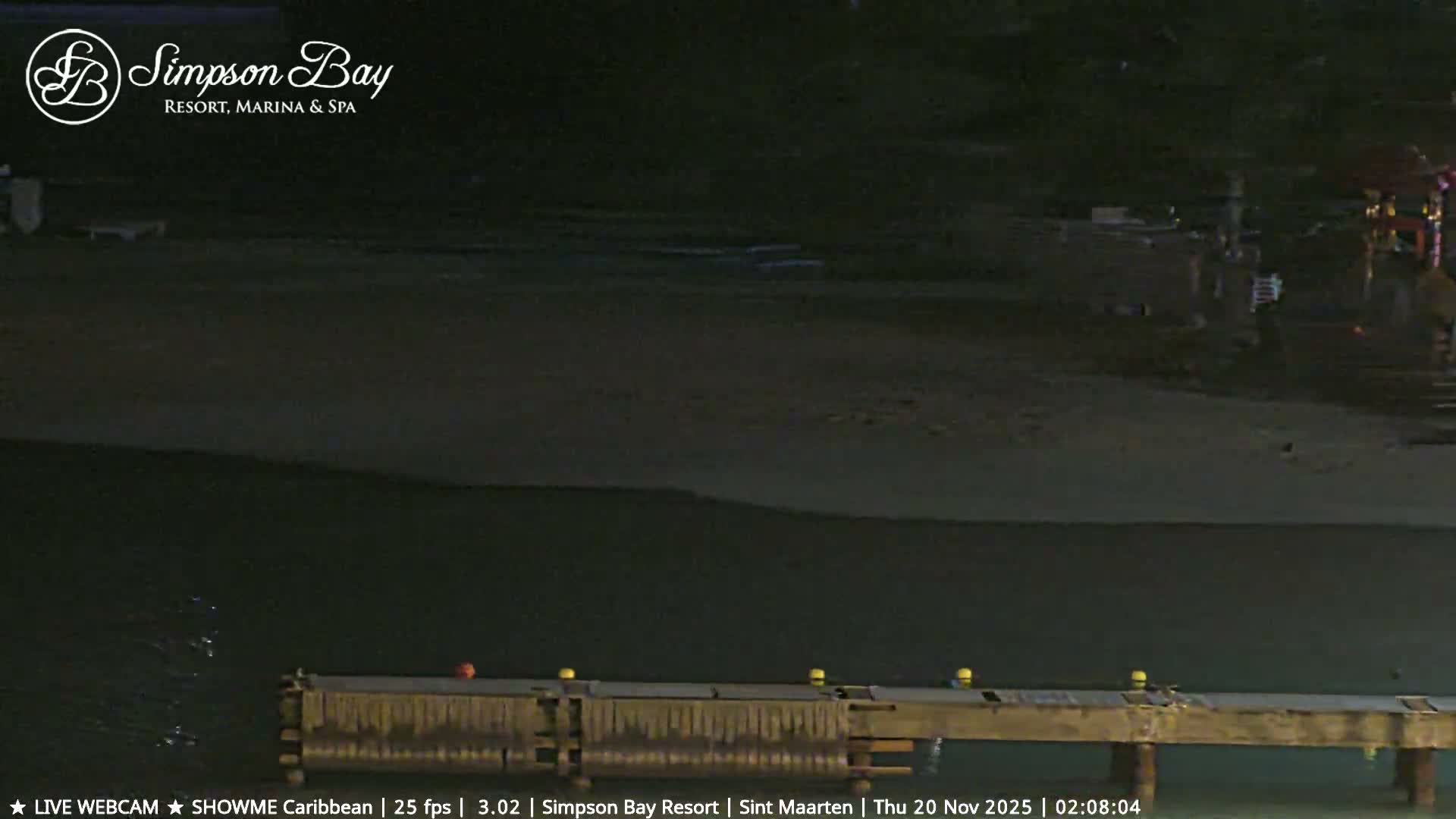 Carribean , Sint Maarten Kim Sha Beach Live Cam - Simpson Bay, Sint Maarten, Netherland