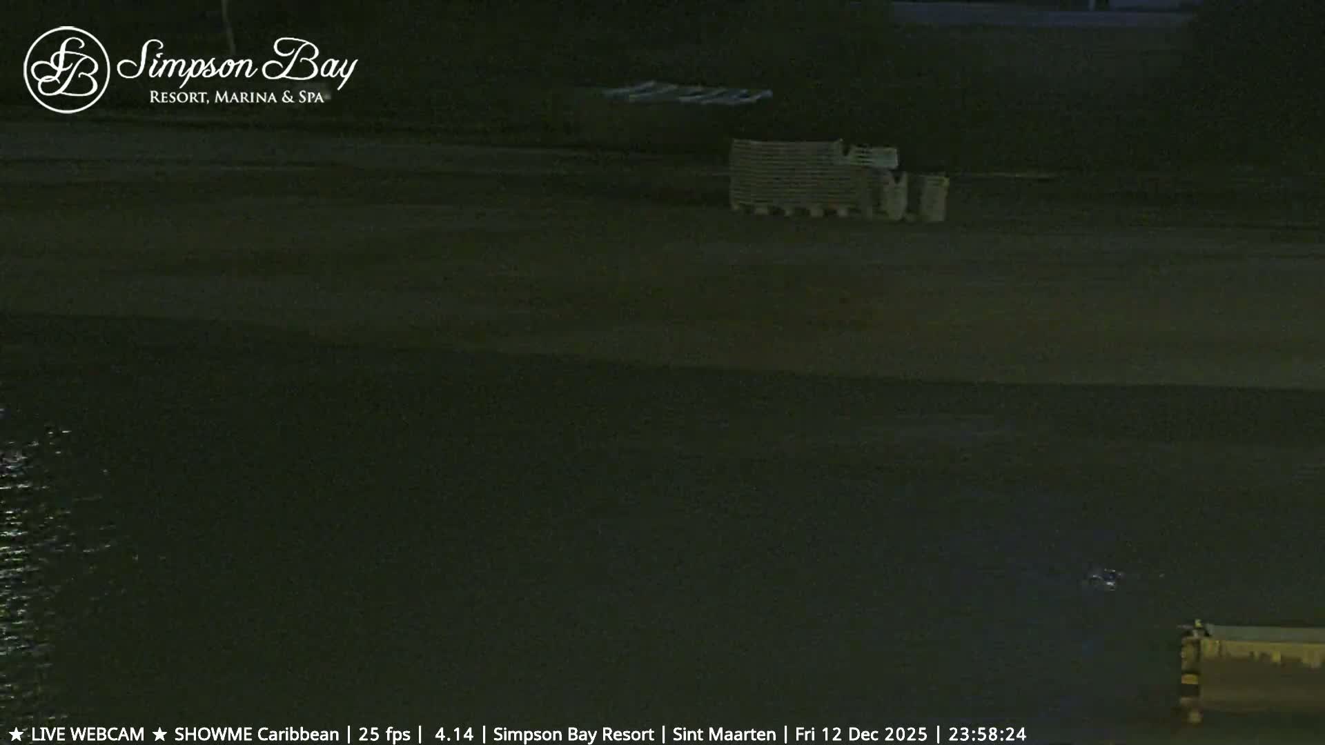 Carribean , Sint Maarten Kim Sha Beach Live Cam - Simpson Bay, Sint Maarten, Netherland