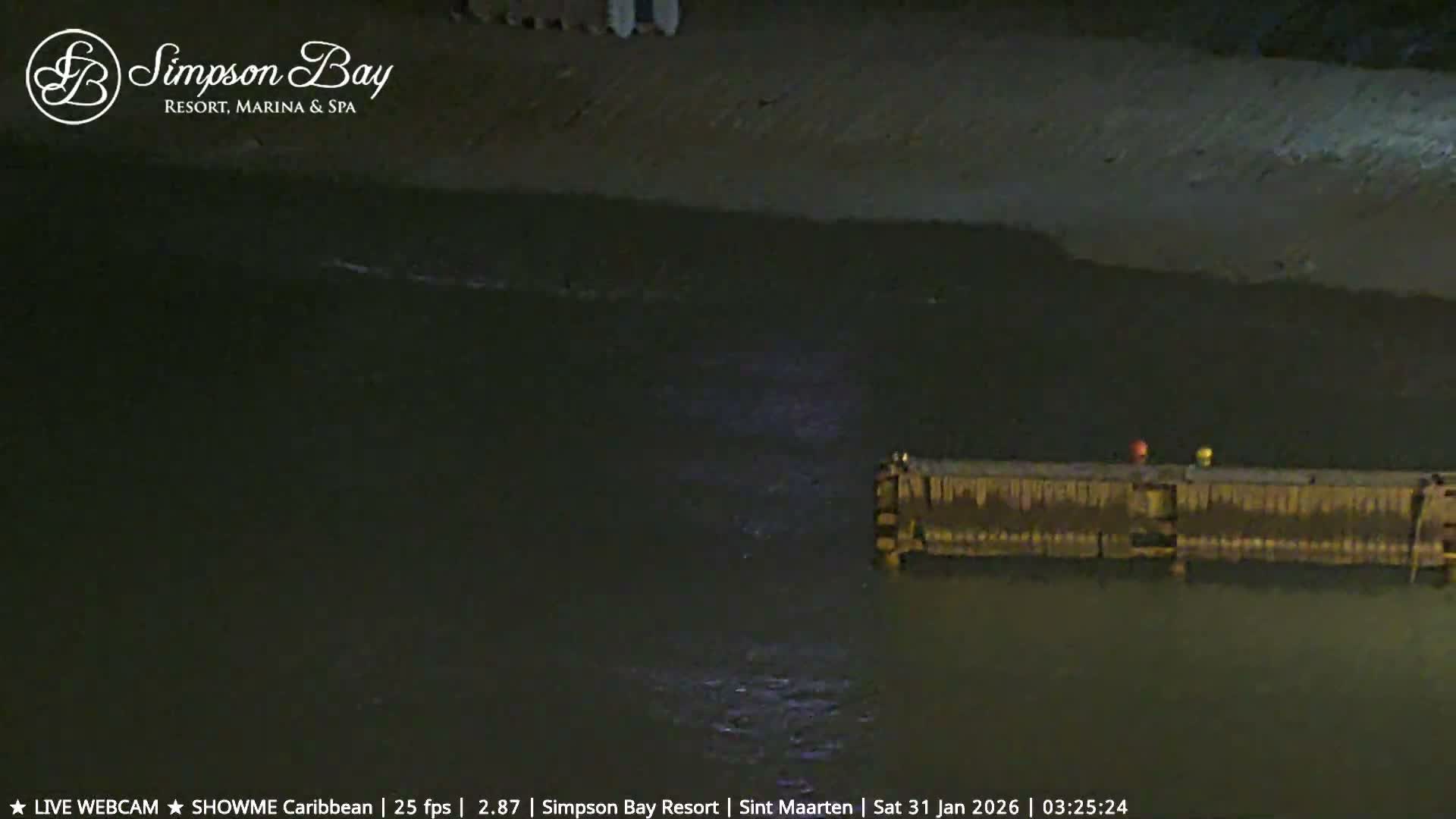 Carribean , Sint Maarten Kim Sha Beach Live Cam - Simpson Bay, Sint Maarten, Netherland