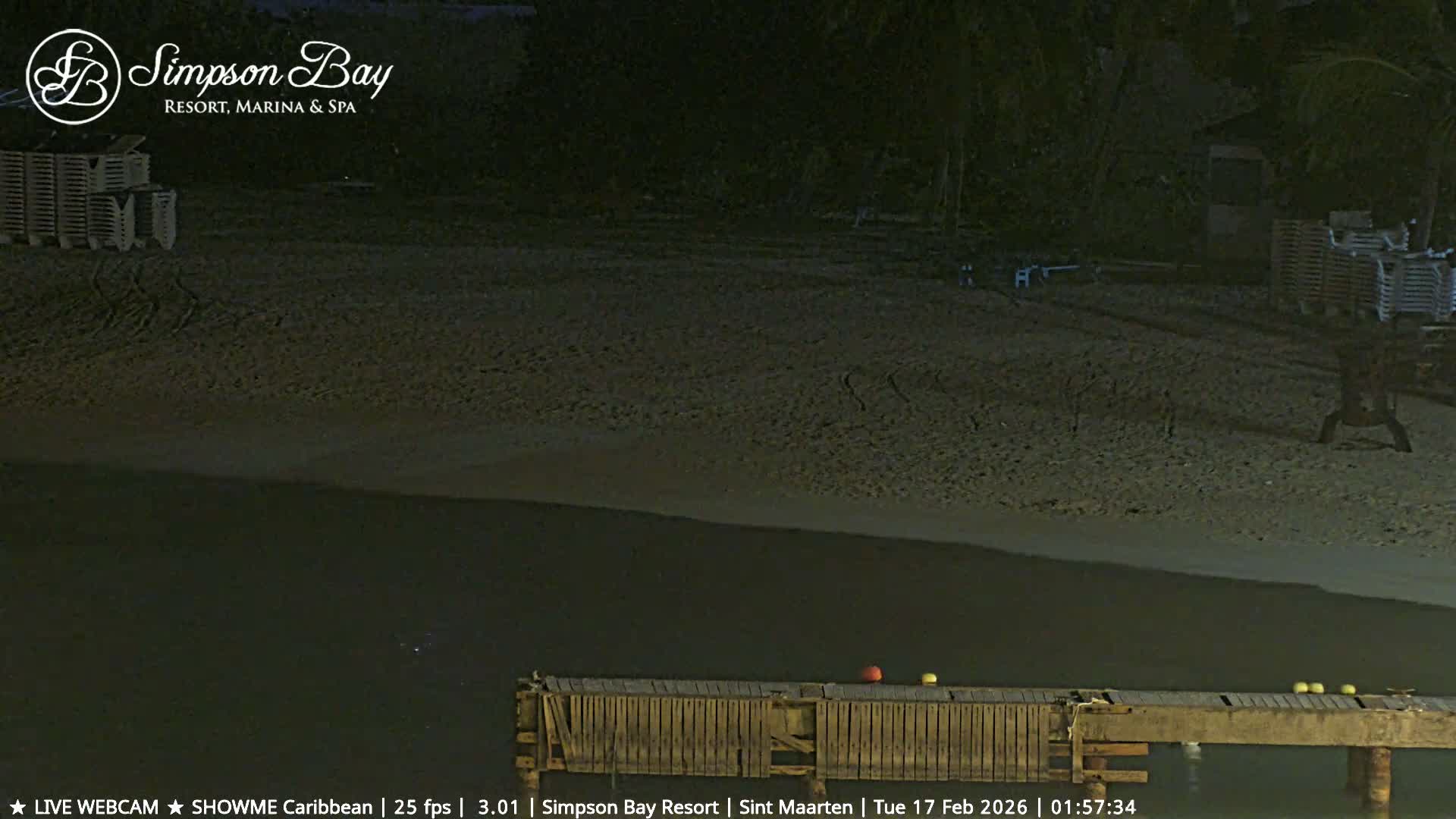 Carribean , Sint Maarten Kim Sha Beach Live Cam - Simpson Bay, Sint Maarten, Netherland