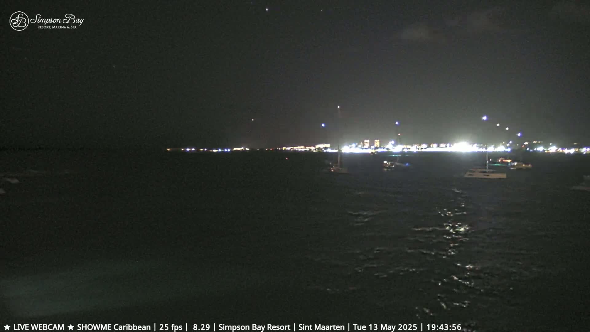 Carribean, Atlantic Ocean, Simpson Bay & Village Live Cam - Simpson Bay, Sint Maarten, Netherland
