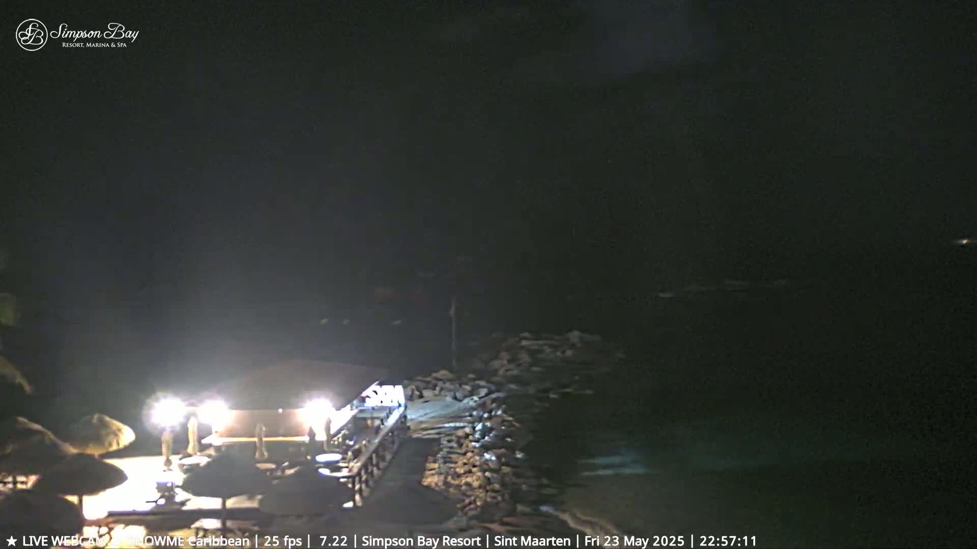 Carribean, Atlantic Ocean, Simpson Bay & Village Live Cam - Simpson Bay, Sint Maarten, Netherland