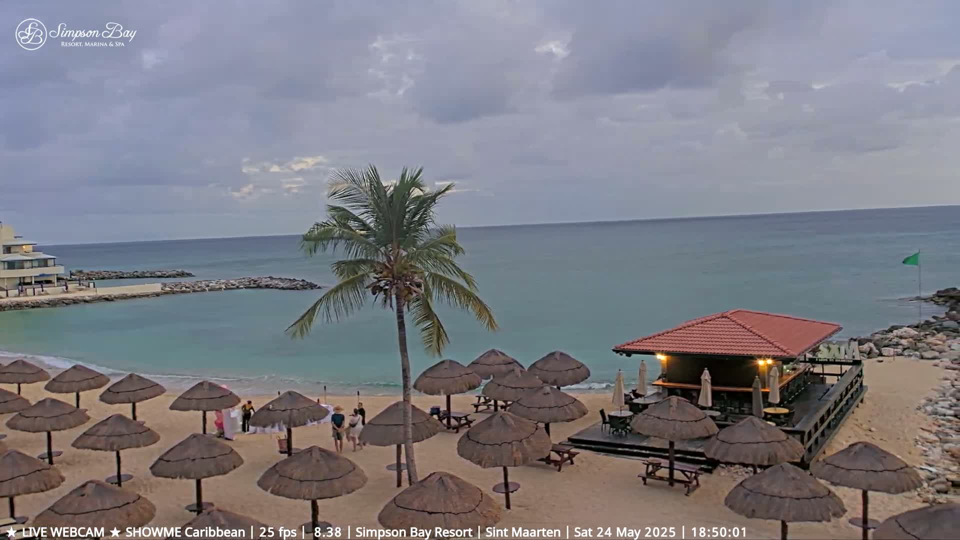 Carribean, Atlantic Ocean, Simpson Bay & Village Live Cam - Simpson Bay, Sint Maarten, Netherland
