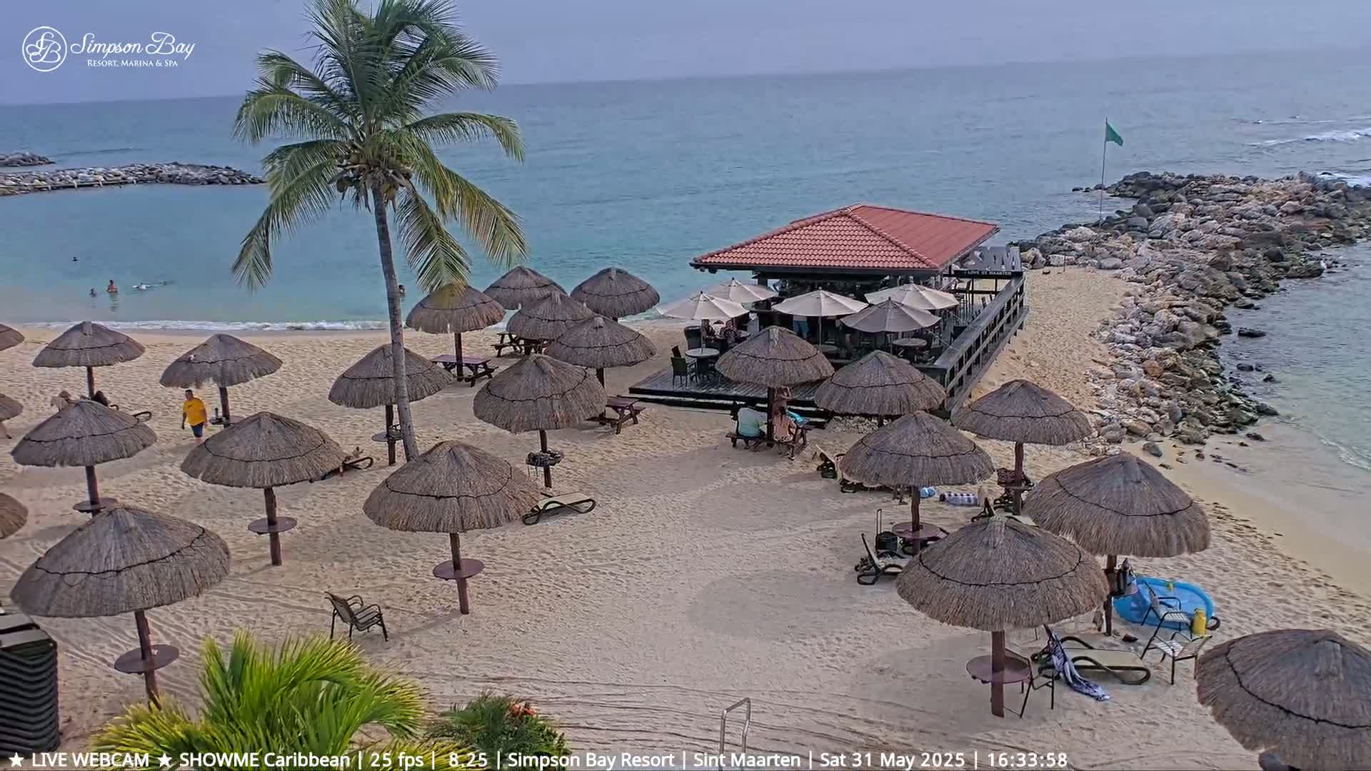 Carribean, Atlantic Ocean, Simpson Bay & Village Live Cam - Simpson Bay, Sint Maarten, Netherland