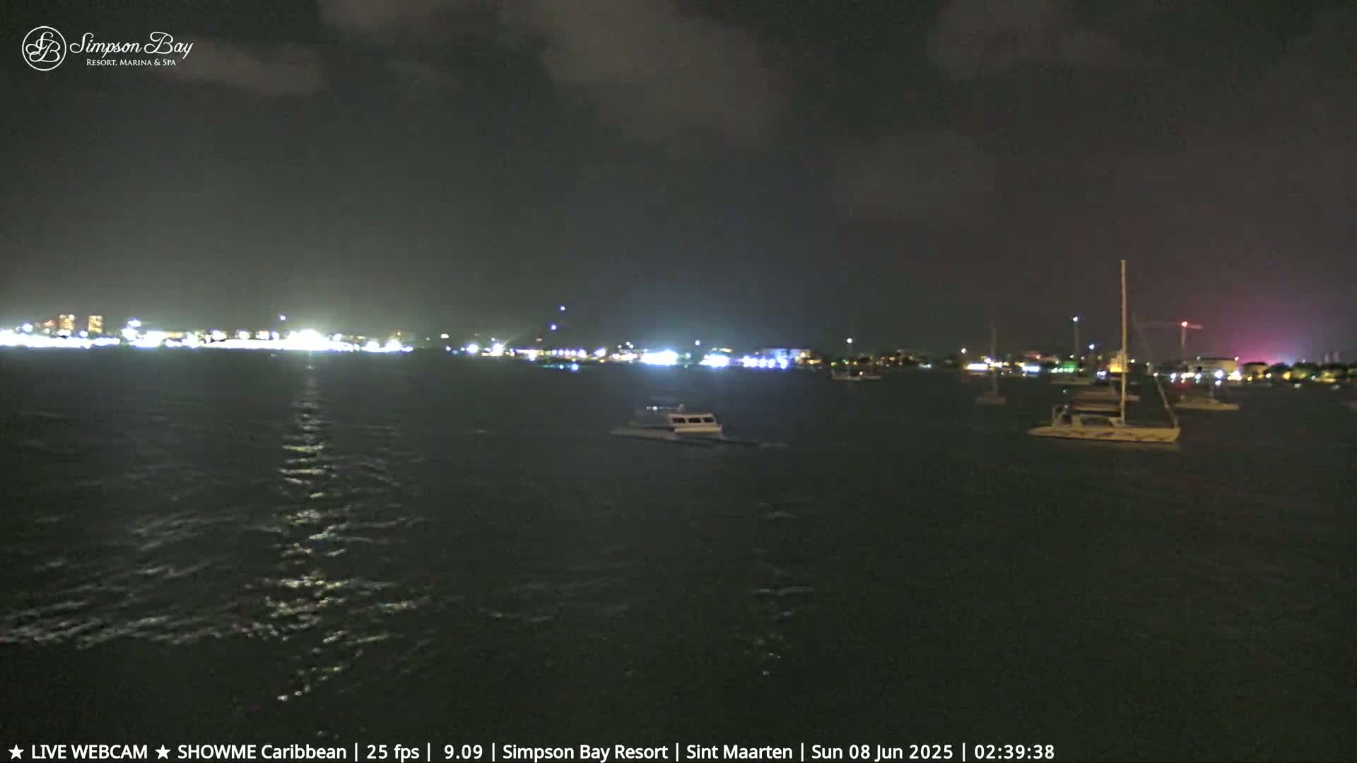 Carribean, Atlantic Ocean, Simpson Bay & Village Live Cam - Simpson Bay, Sint Maarten, Netherland