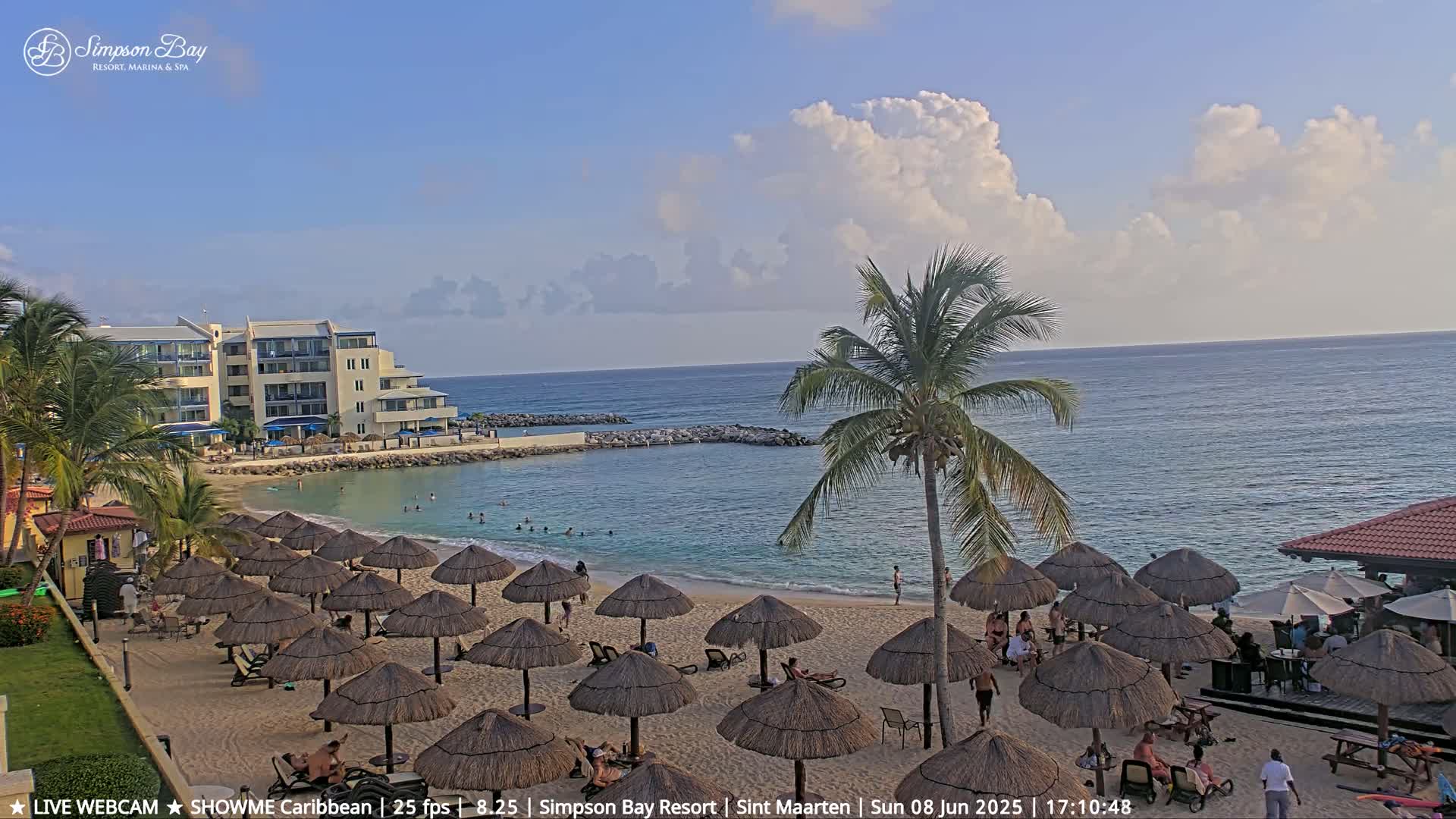 Carribean, Atlantic Ocean, Simpson Bay & Village Live Cam - Simpson Bay, Sint Maarten, Netherland