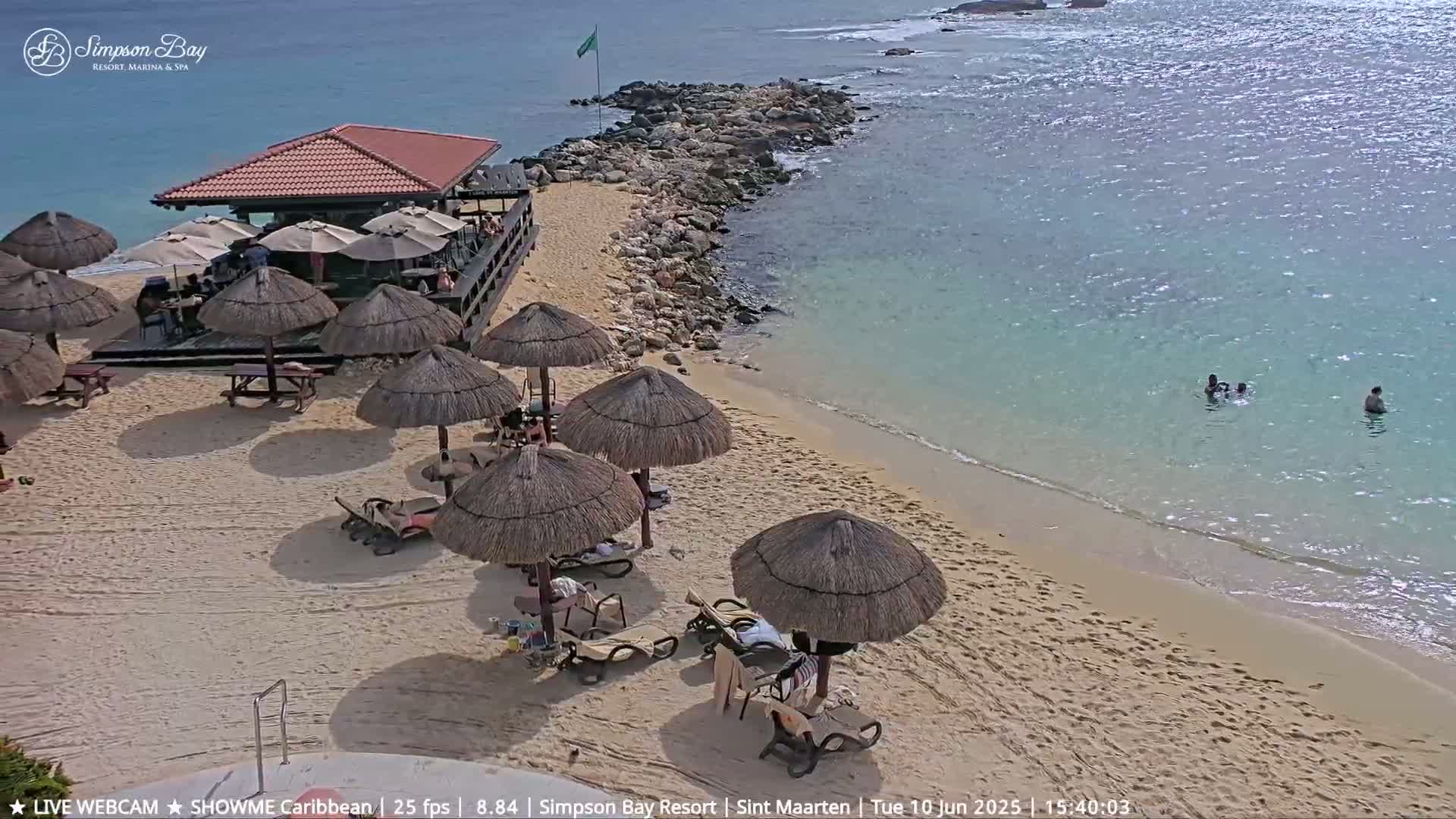 Carribean, Atlantic Ocean, Simpson Bay & Village Live Cam - Simpson Bay, Sint Maarten, Netherland