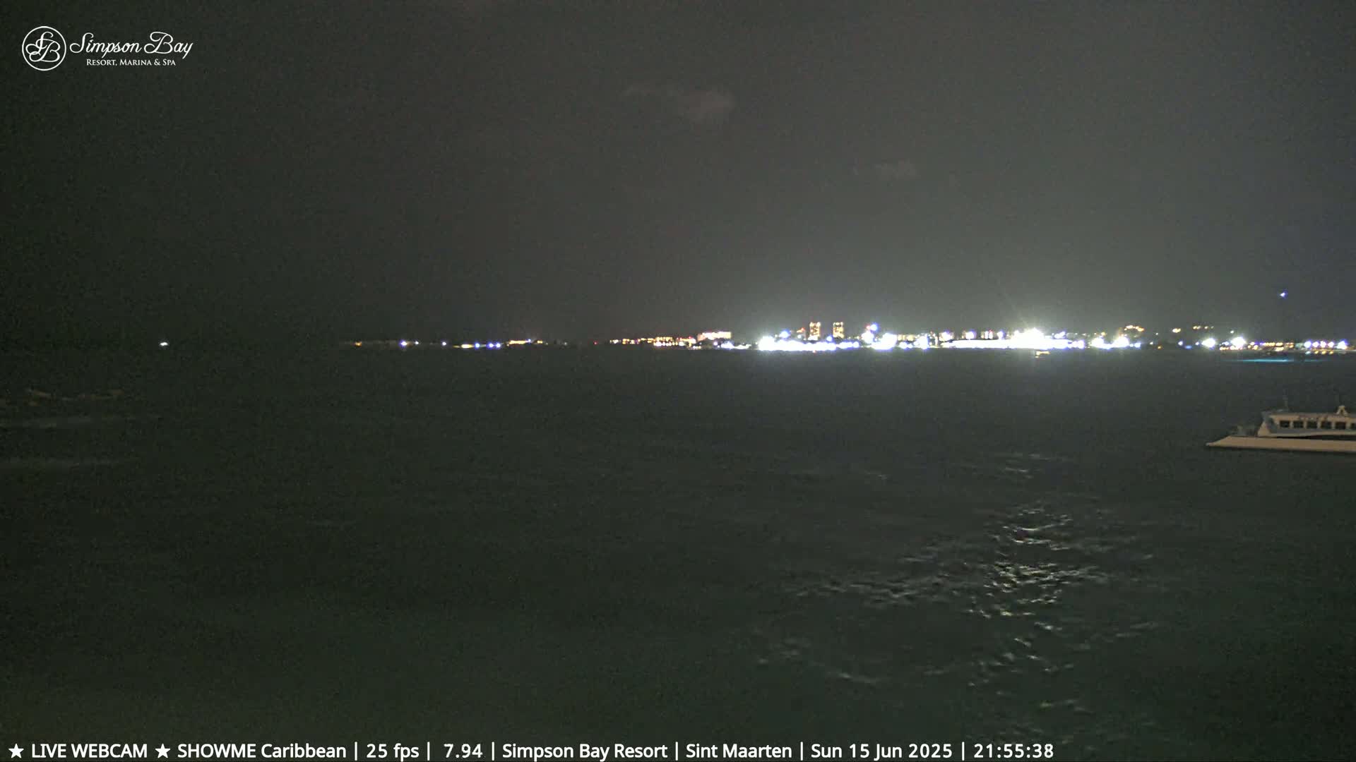 Carribean, Atlantic Ocean, Simpson Bay & Village Live Cam - Simpson Bay, Sint Maarten, Netherland