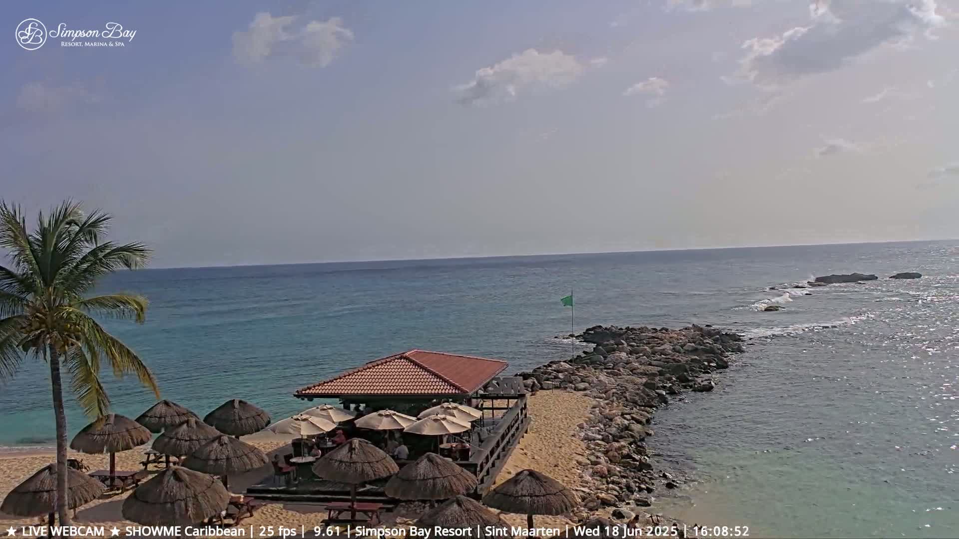 Carribean, Atlantic Ocean, Simpson Bay & Village Live Cam - Simpson Bay, Sint Maarten, Netherland