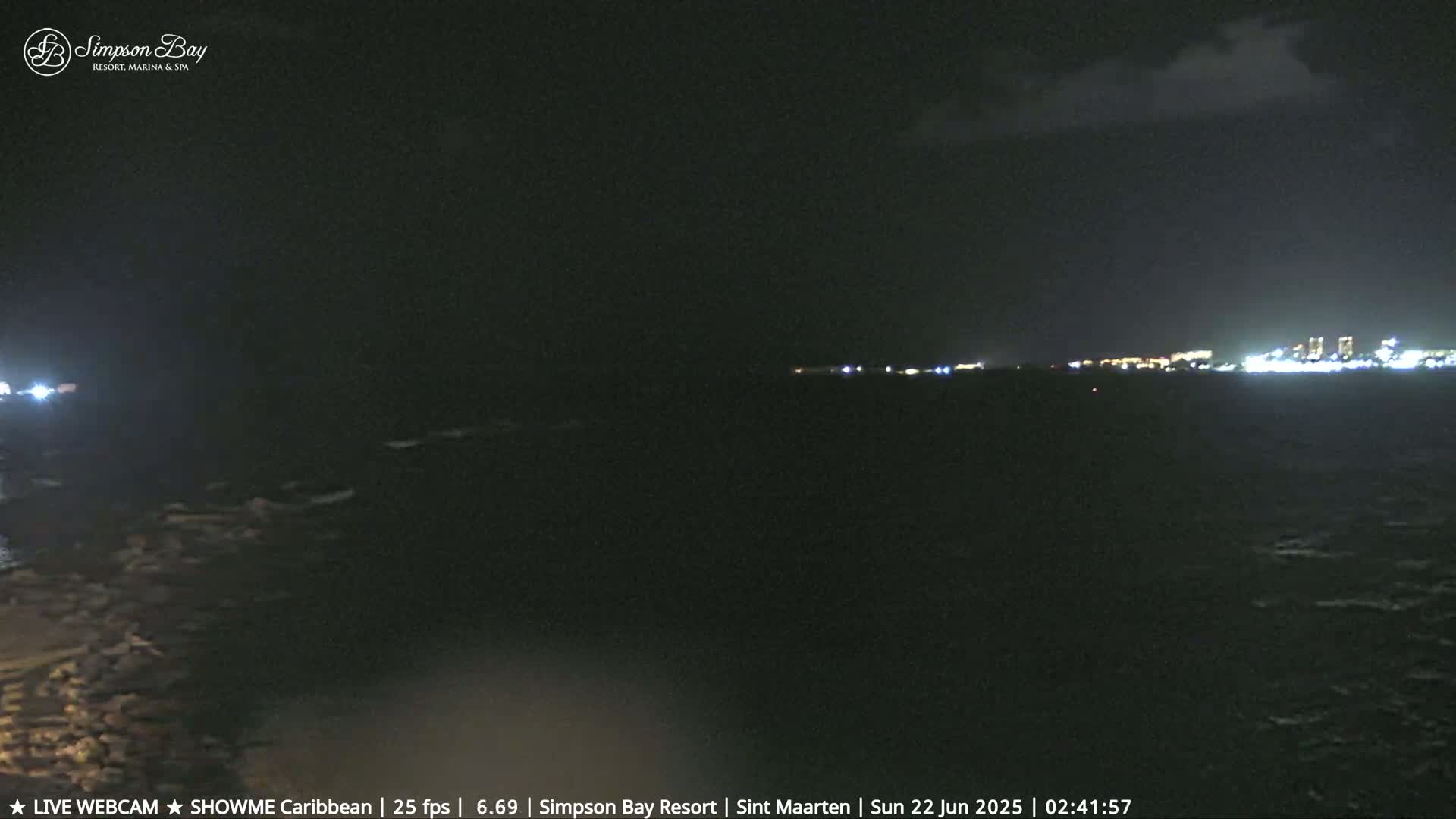 Carribean, Atlantic Ocean, Simpson Bay & Village Live Cam - Simpson Bay, Sint Maarten, Netherland