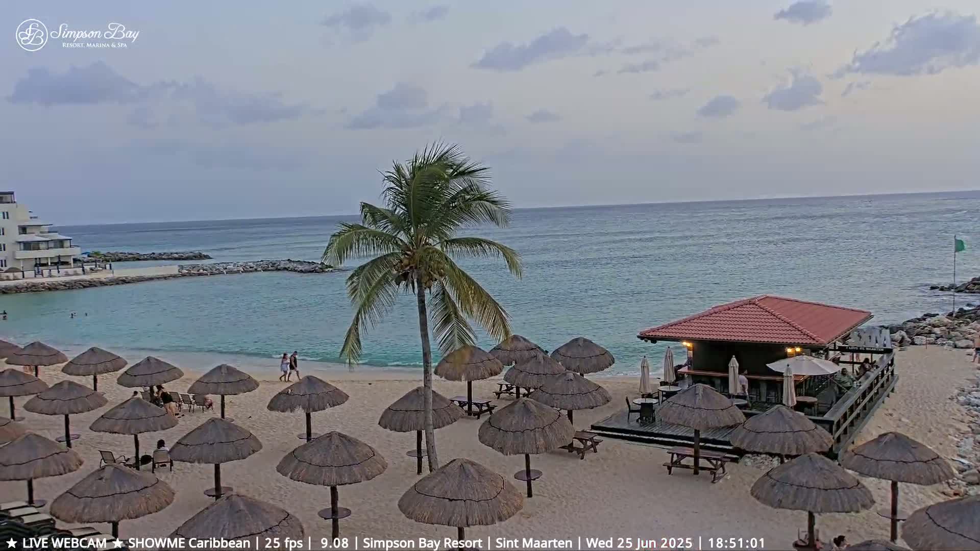 Carribean, Atlantic Ocean, Simpson Bay & Village Live Cam - Simpson Bay, Sint Maarten, Netherland