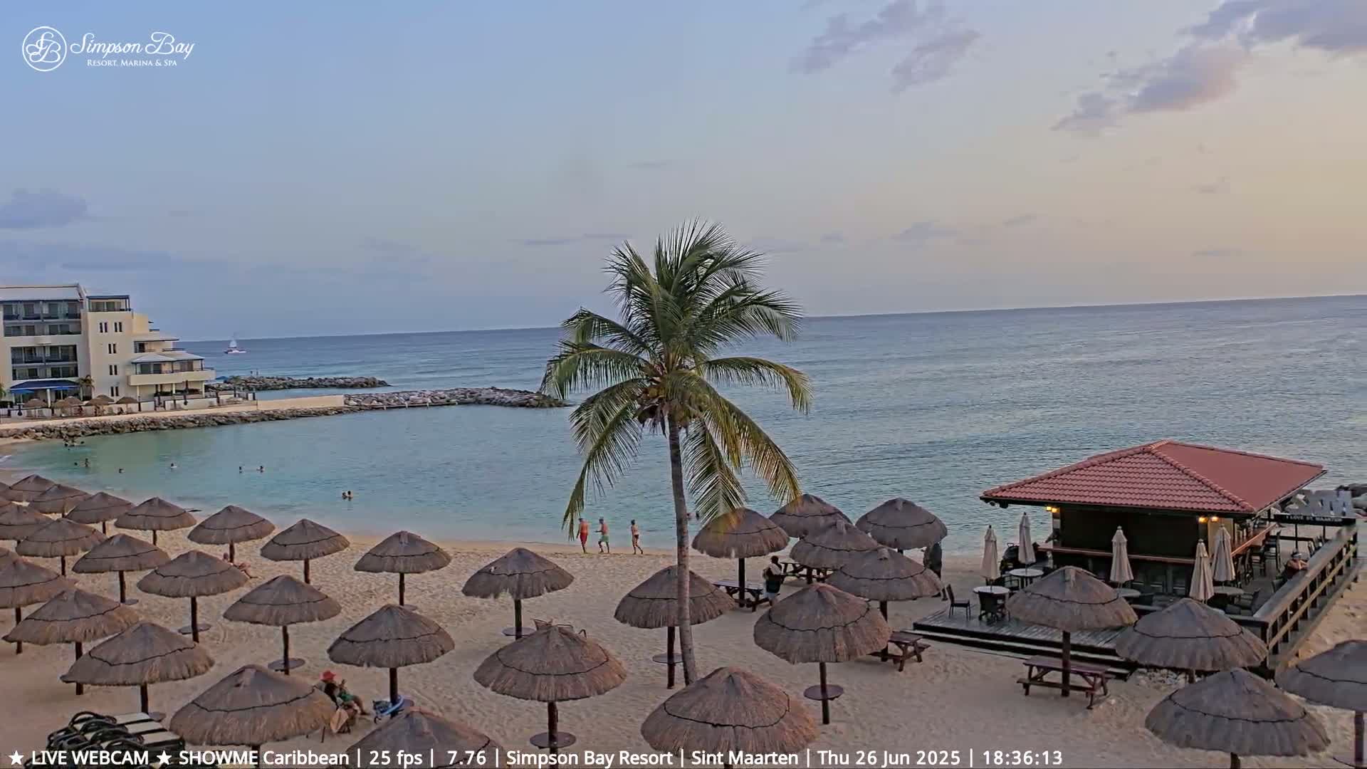 Carribean, Atlantic Ocean, Simpson Bay & Village Live Cam - Simpson Bay, Sint Maarten, Netherland