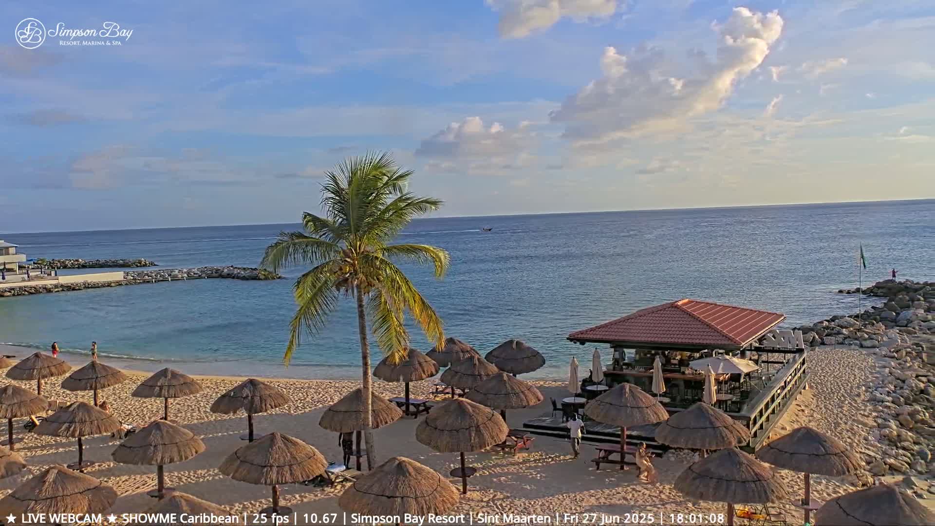 Carribean, Atlantic Ocean, Simpson Bay & Village Live Cam - Simpson Bay, Sint Maarten, Netherland