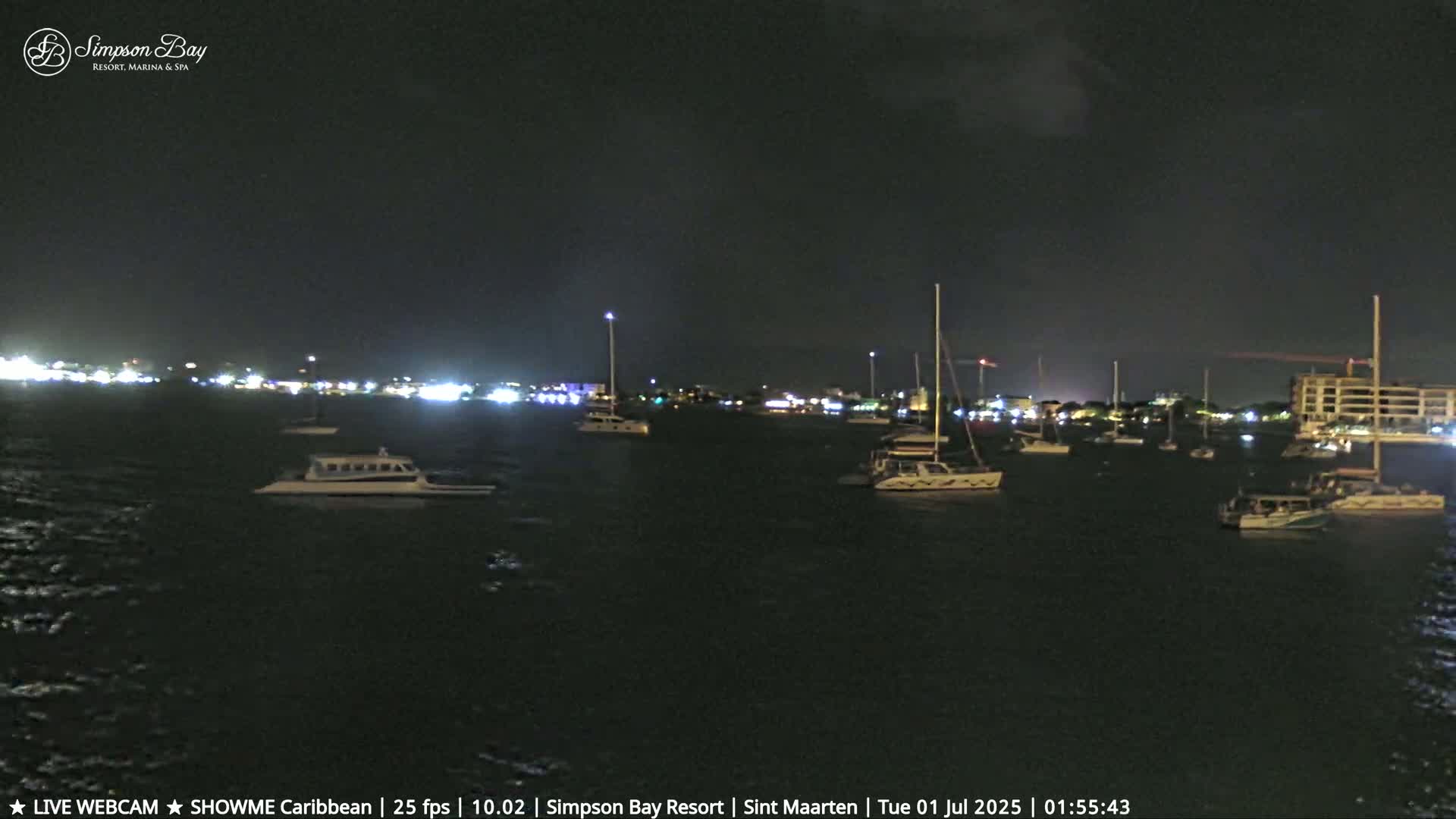Carribean, Atlantic Ocean, Simpson Bay & Village Live Cam - Simpson Bay, Sint Maarten, Netherland