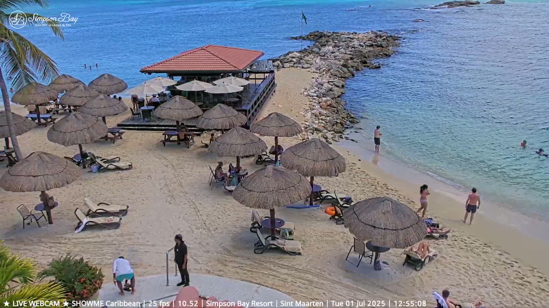 Carribean, Atlantic Ocean, Simpson Bay & Village Live Cam - Simpson Bay, Sint Maarten, Netherland