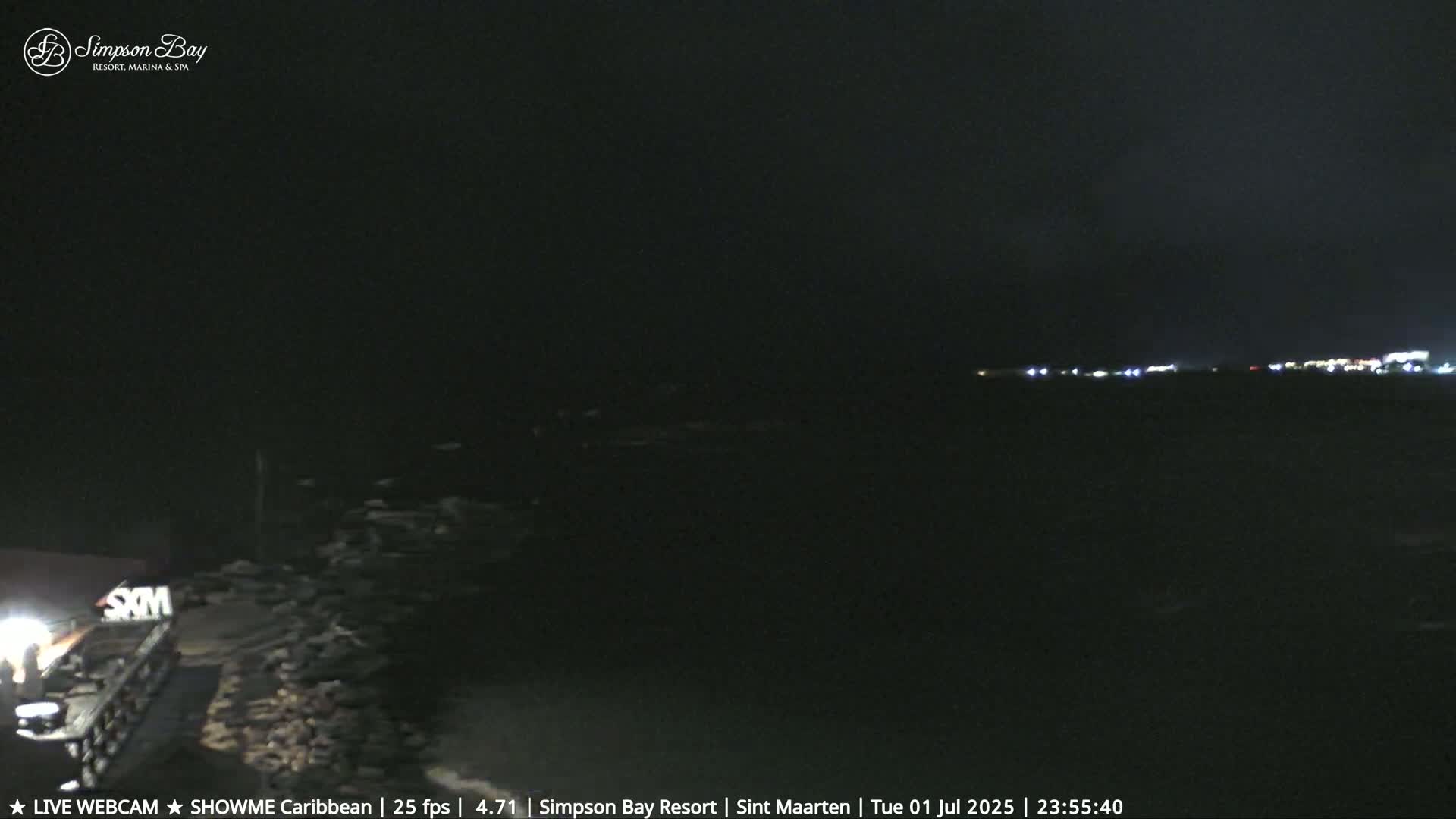 Carribean, Atlantic Ocean, Simpson Bay & Village Live Cam - Simpson Bay, Sint Maarten, Netherland