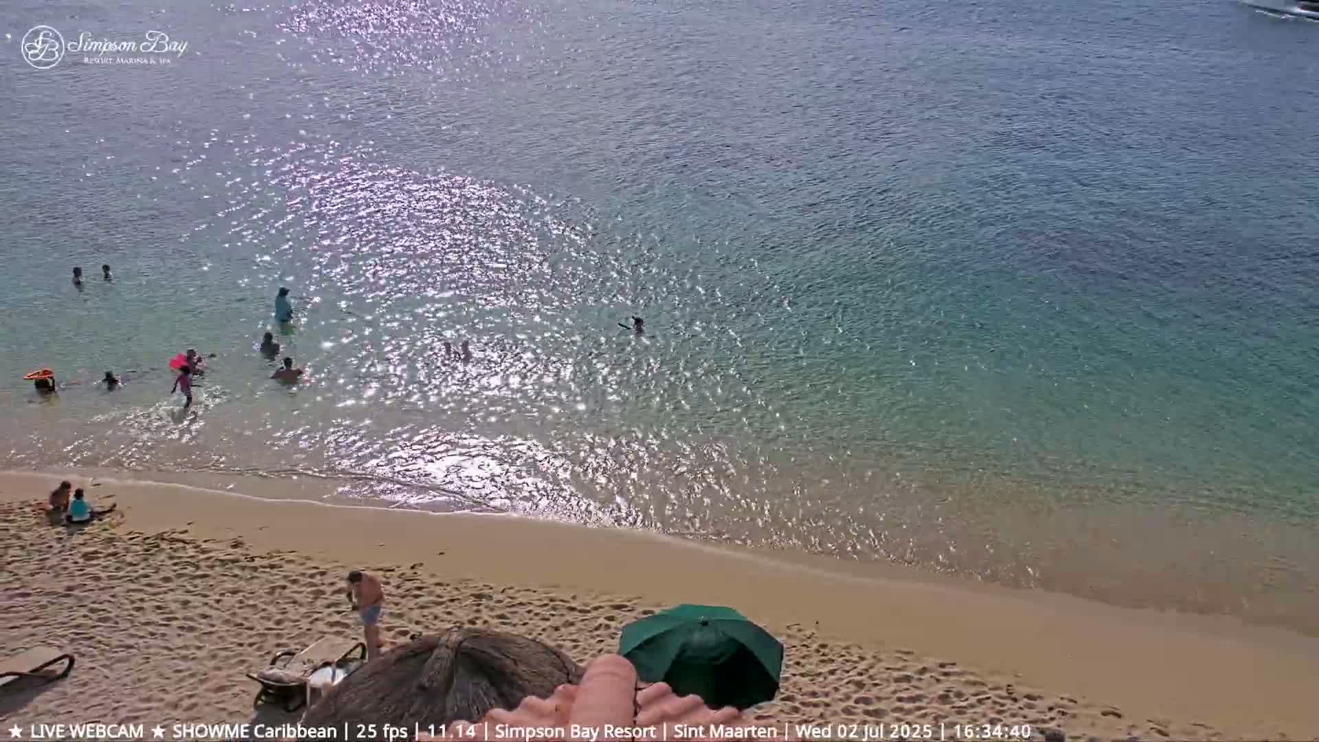 Carribean, Atlantic Ocean, Simpson Bay & Village Live Cam - Simpson Bay, Sint Maarten, Netherland
