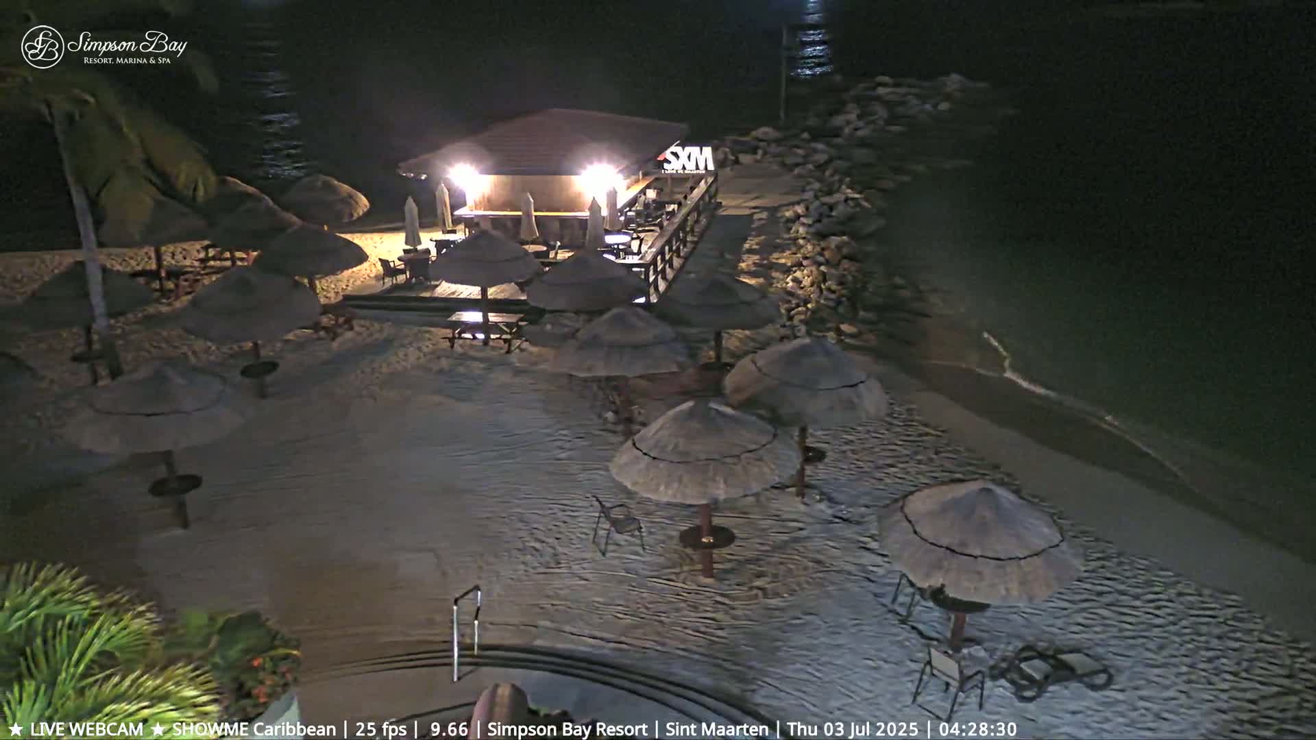 Carribean, Atlantic Ocean, Simpson Bay & Village Live Cam - Simpson Bay, Sint Maarten, Netherland