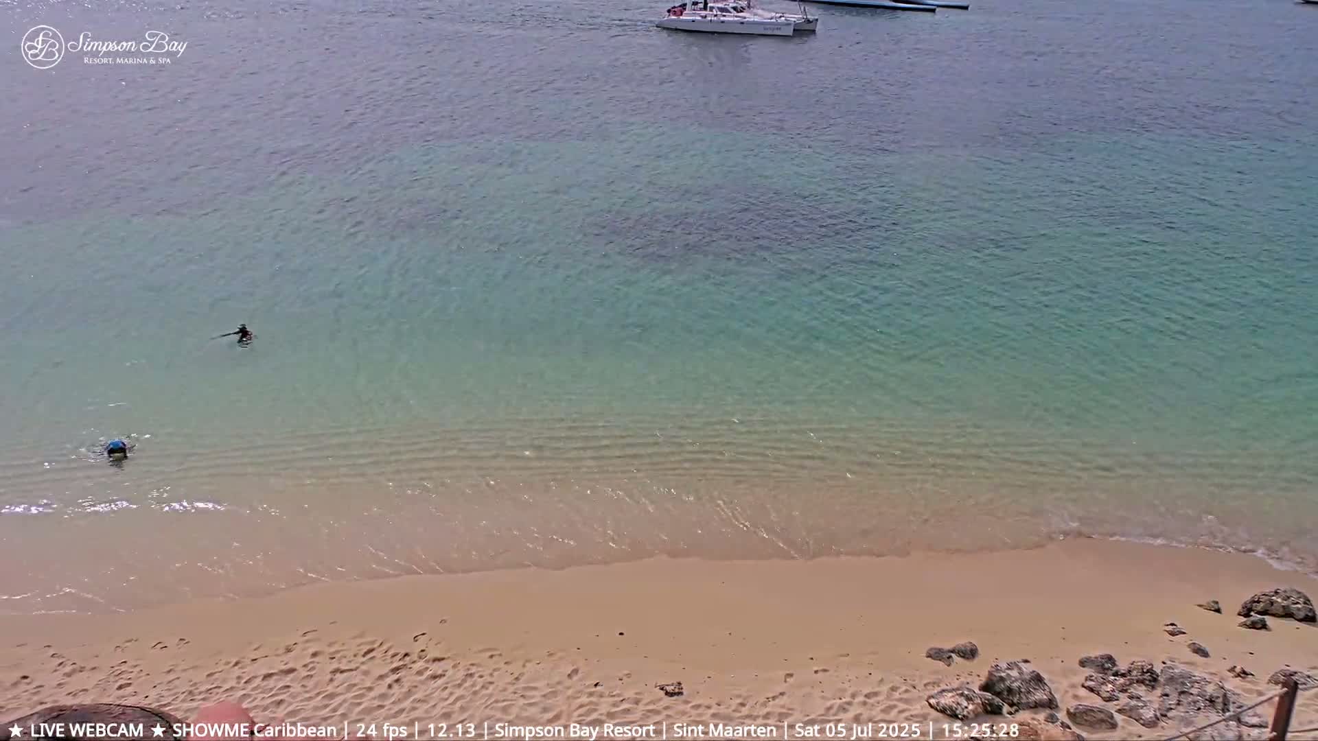 Carribean, Atlantic Ocean, Simpson Bay & Village Live Cam - Simpson Bay, Sint Maarten, Netherland