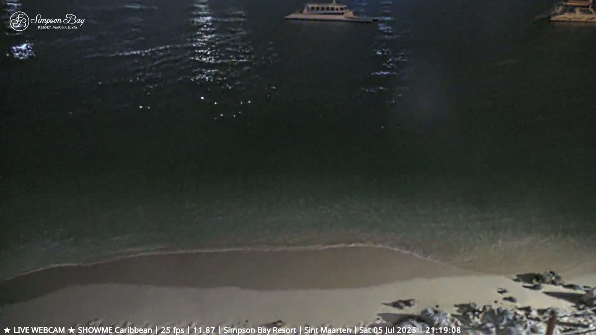 Carribean, Atlantic Ocean, Simpson Bay & Village Live Cam - Simpson Bay, Sint Maarten, Netherland