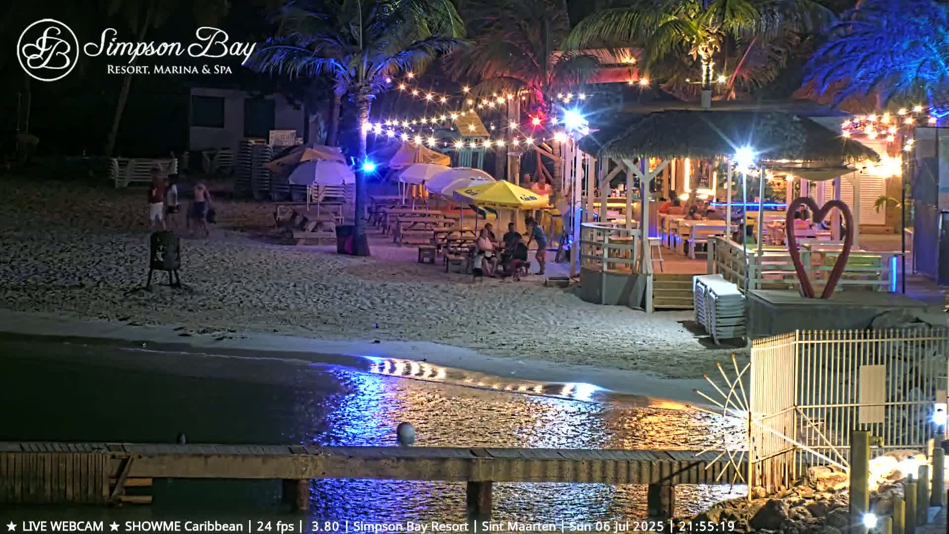 Carribean, Atlantic Ocean, Simpson Bay & Village Live Cam - Simpson Bay, Sint Maarten, Netherland