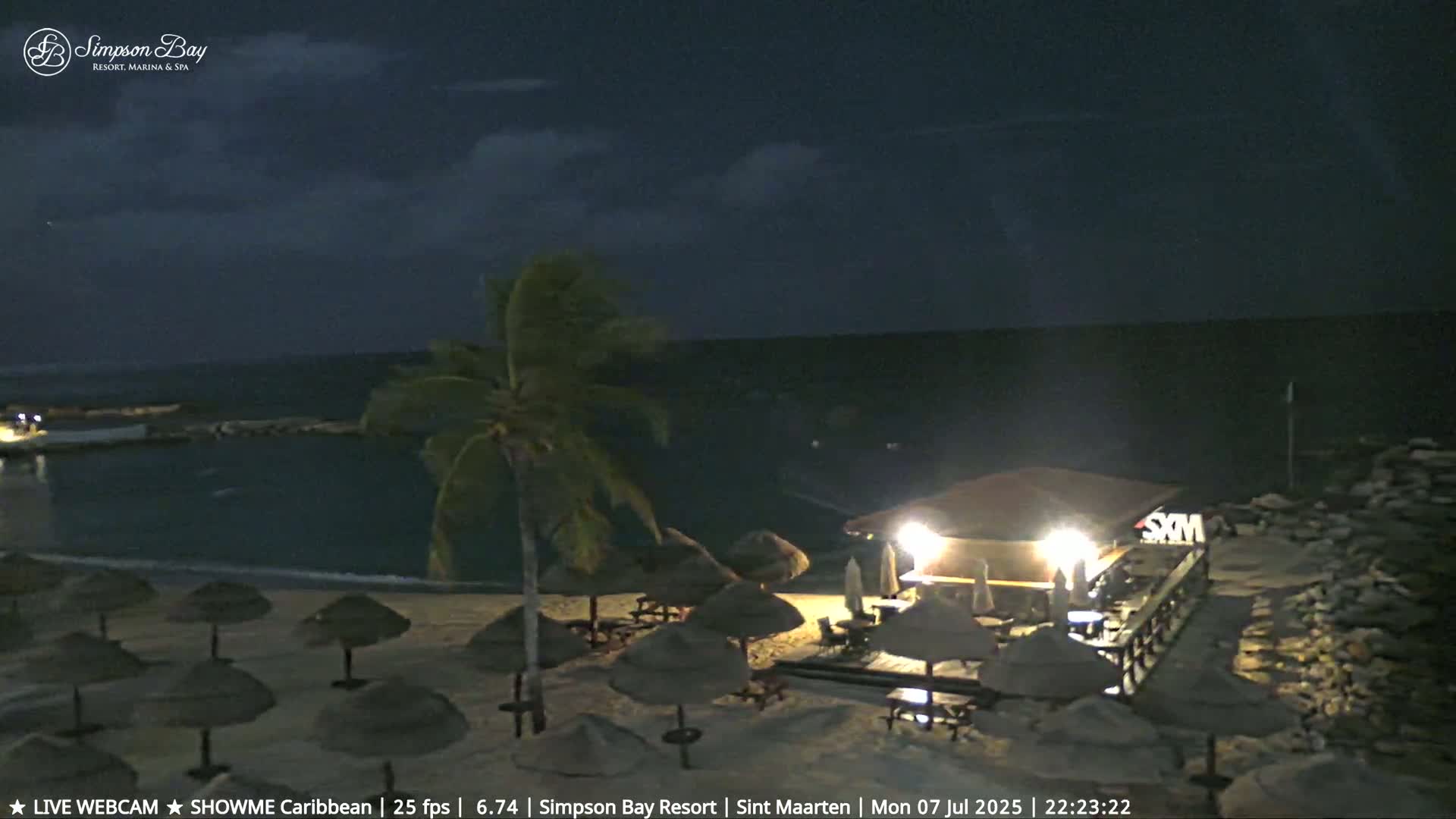 Carribean, Atlantic Ocean, Simpson Bay & Village Live Cam - Simpson Bay, Sint Maarten, Netherland