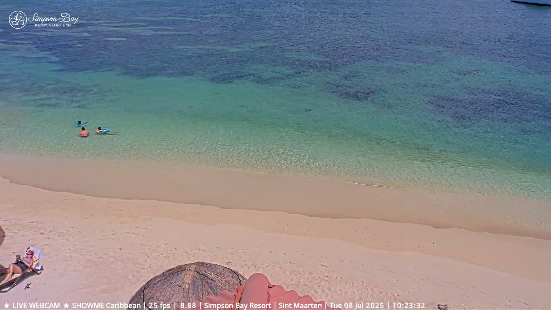 Carribean, Atlantic Ocean, Simpson Bay & Village Live Cam - Simpson Bay, Sint Maarten, Netherland