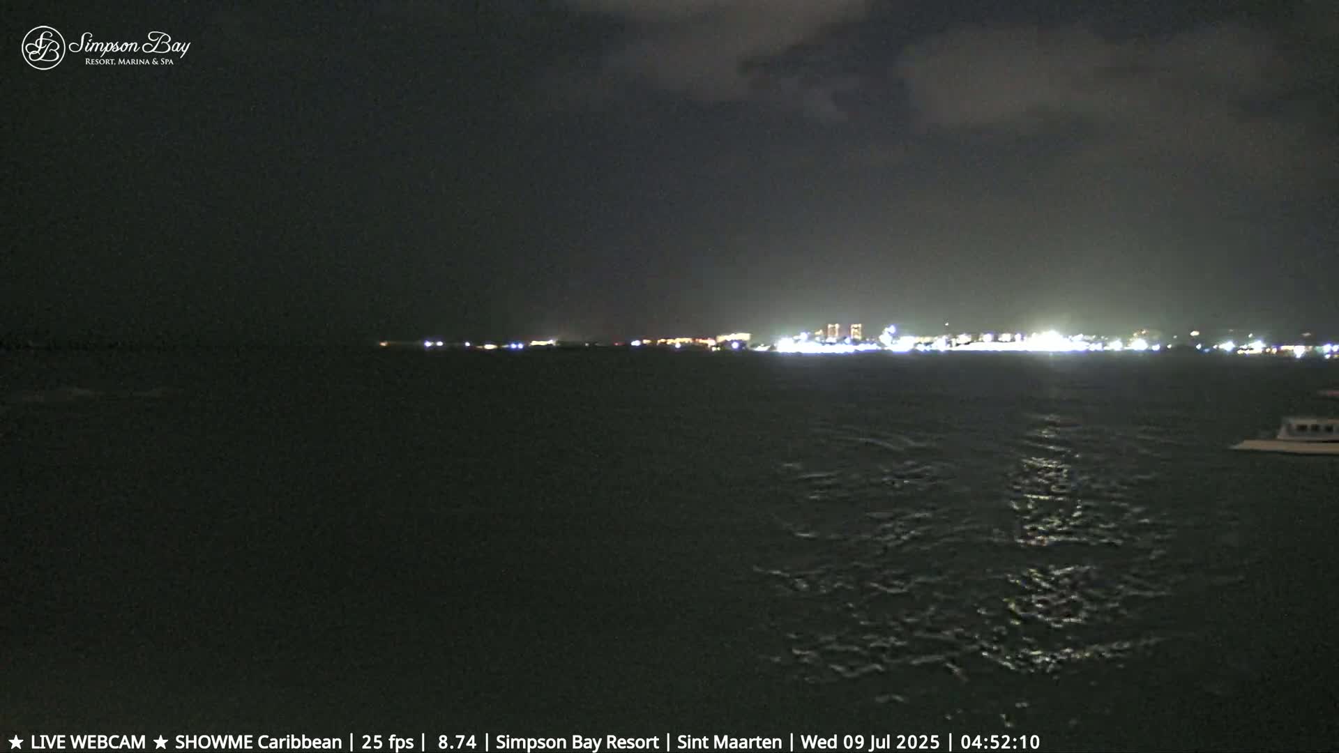Carribean, Atlantic Ocean, Simpson Bay & Village Live Cam - Simpson Bay, Sint Maarten, Netherland