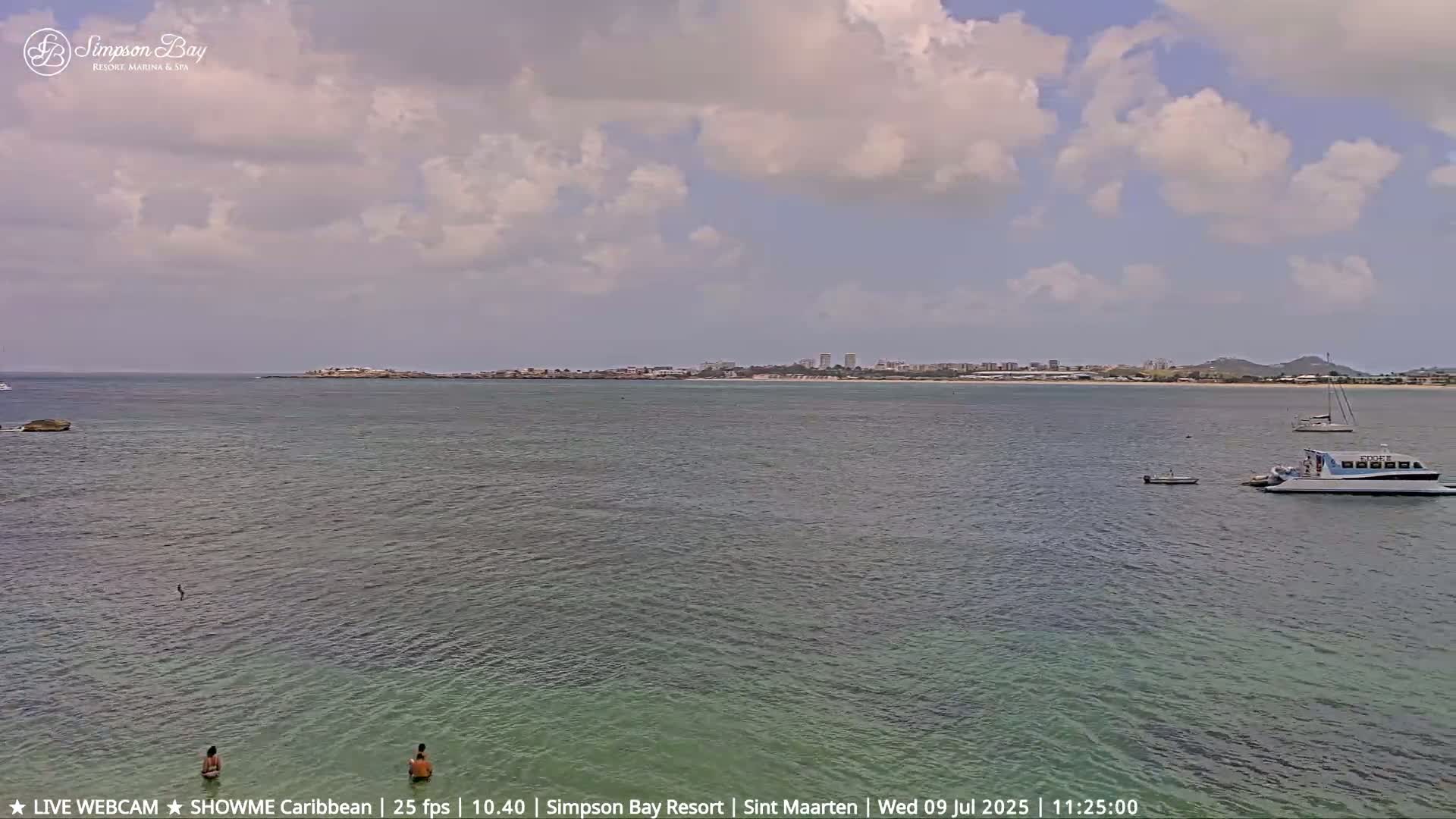 Carribean, Atlantic Ocean, Simpson Bay & Village Live Cam - Simpson Bay, Sint Maarten, Netherland