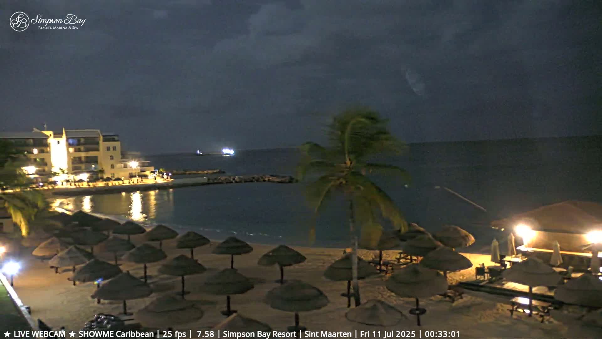 Carribean, Atlantic Ocean, Simpson Bay & Village Live Cam - Simpson Bay, Sint Maarten, Netherland