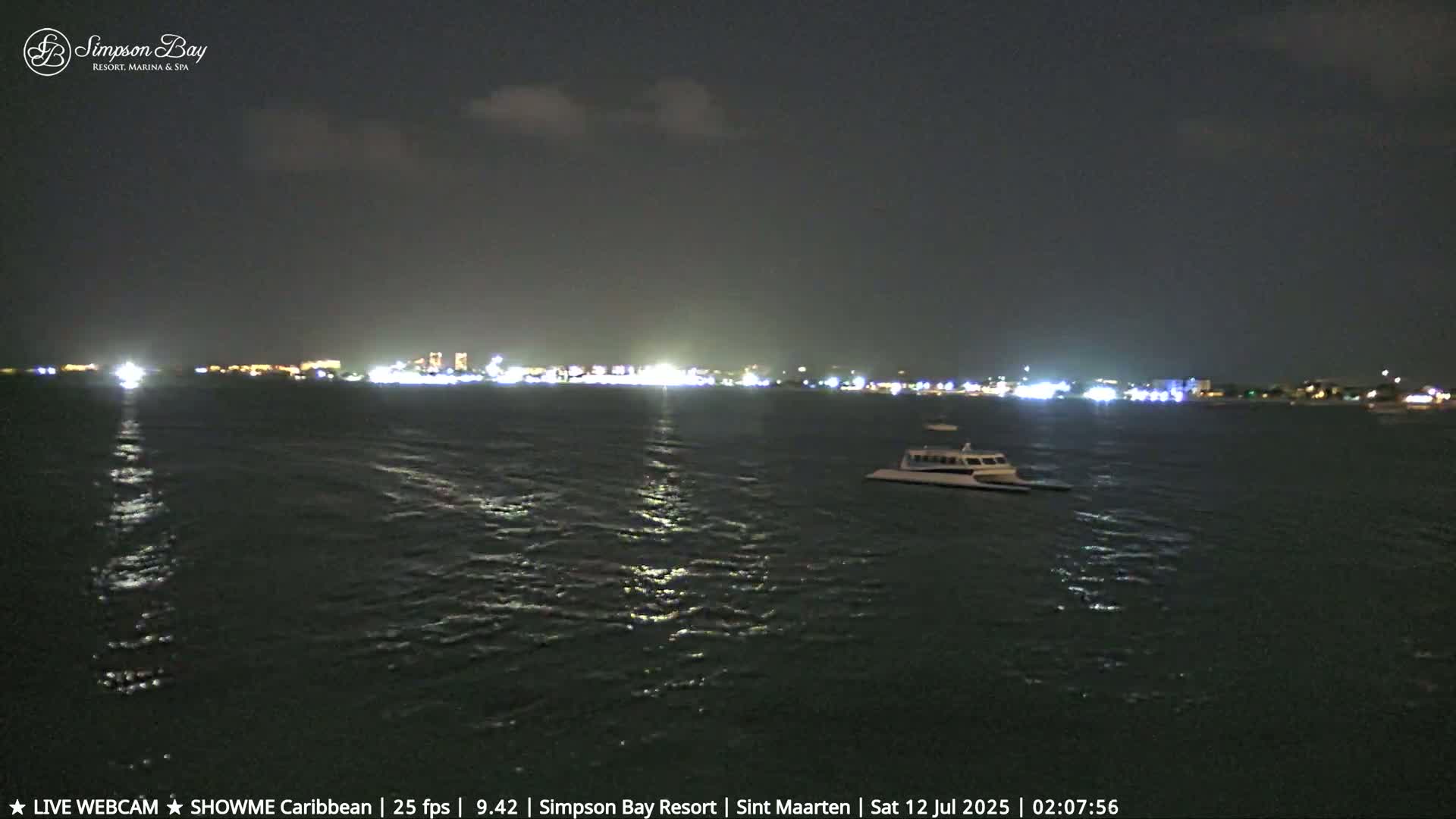 Carribean, Atlantic Ocean, Simpson Bay & Village Live Cam - Simpson Bay, Sint Maarten, Netherland