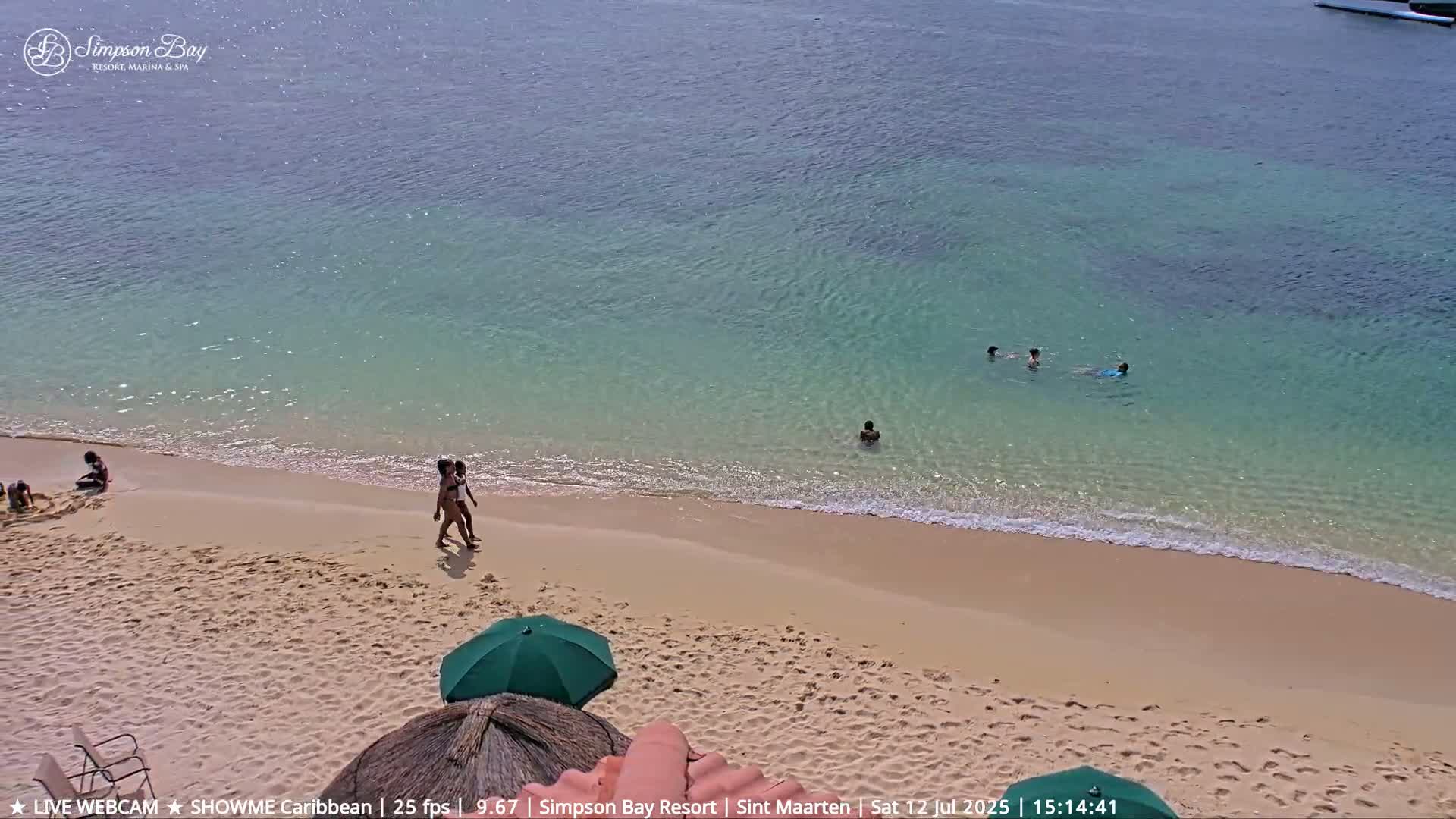 Carribean, Atlantic Ocean, Simpson Bay & Village Live Cam - Simpson Bay, Sint Maarten, Netherland