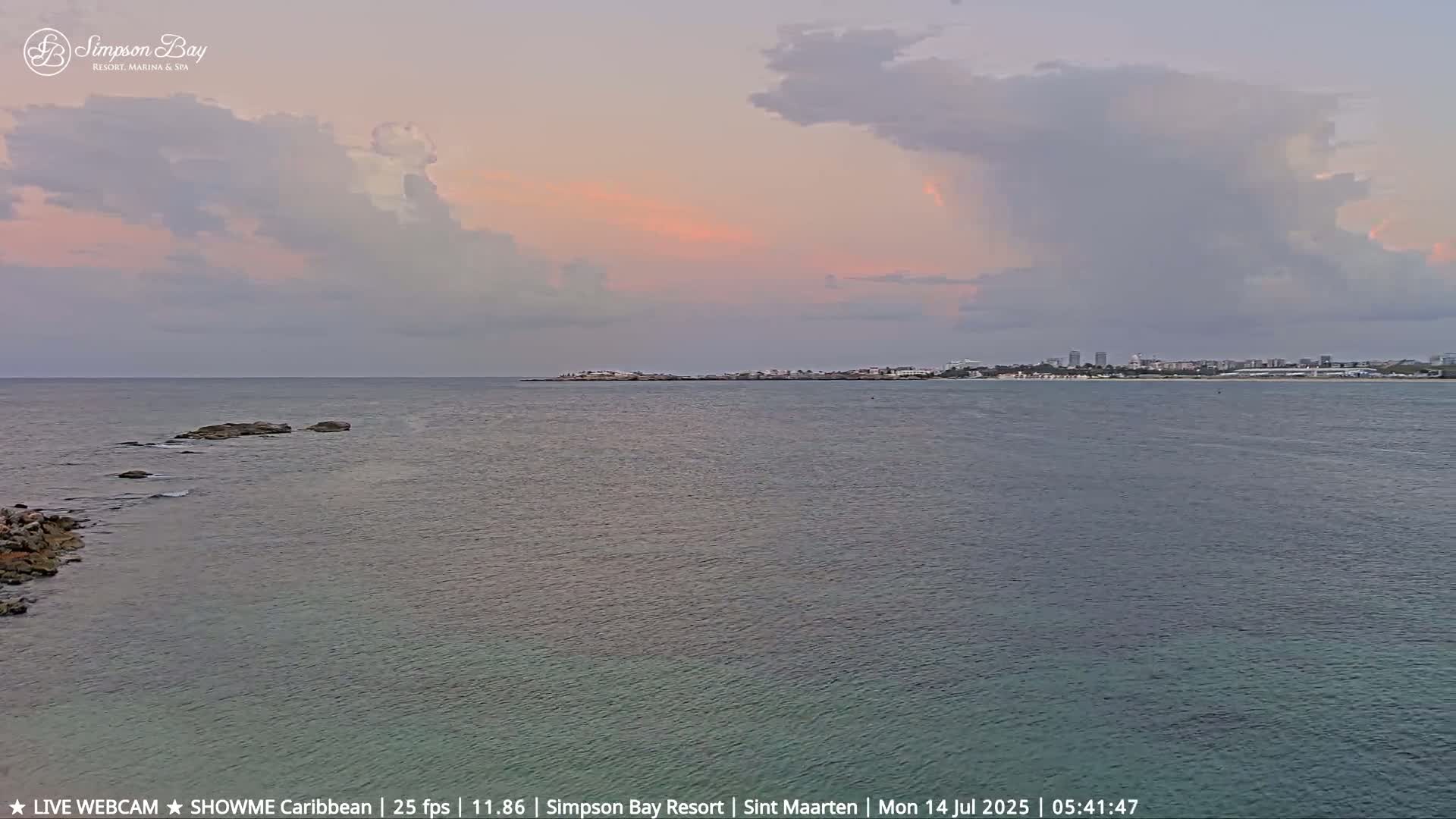 Carribean, Atlantic Ocean, Simpson Bay & Village Live Cam - Simpson Bay, Sint Maarten, Netherland