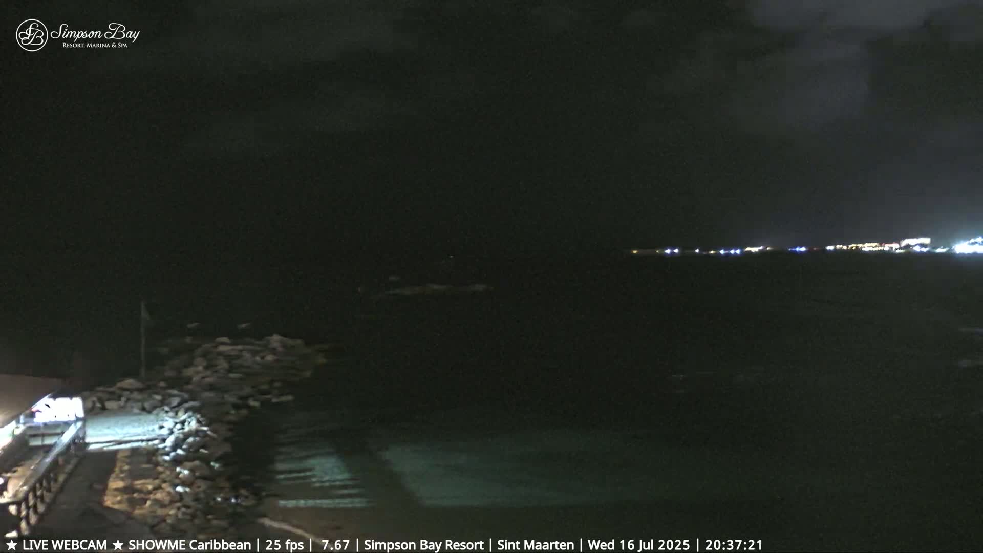 Carribean, Atlantic Ocean, Simpson Bay & Village Live Cam - Simpson Bay, Sint Maarten, Netherland