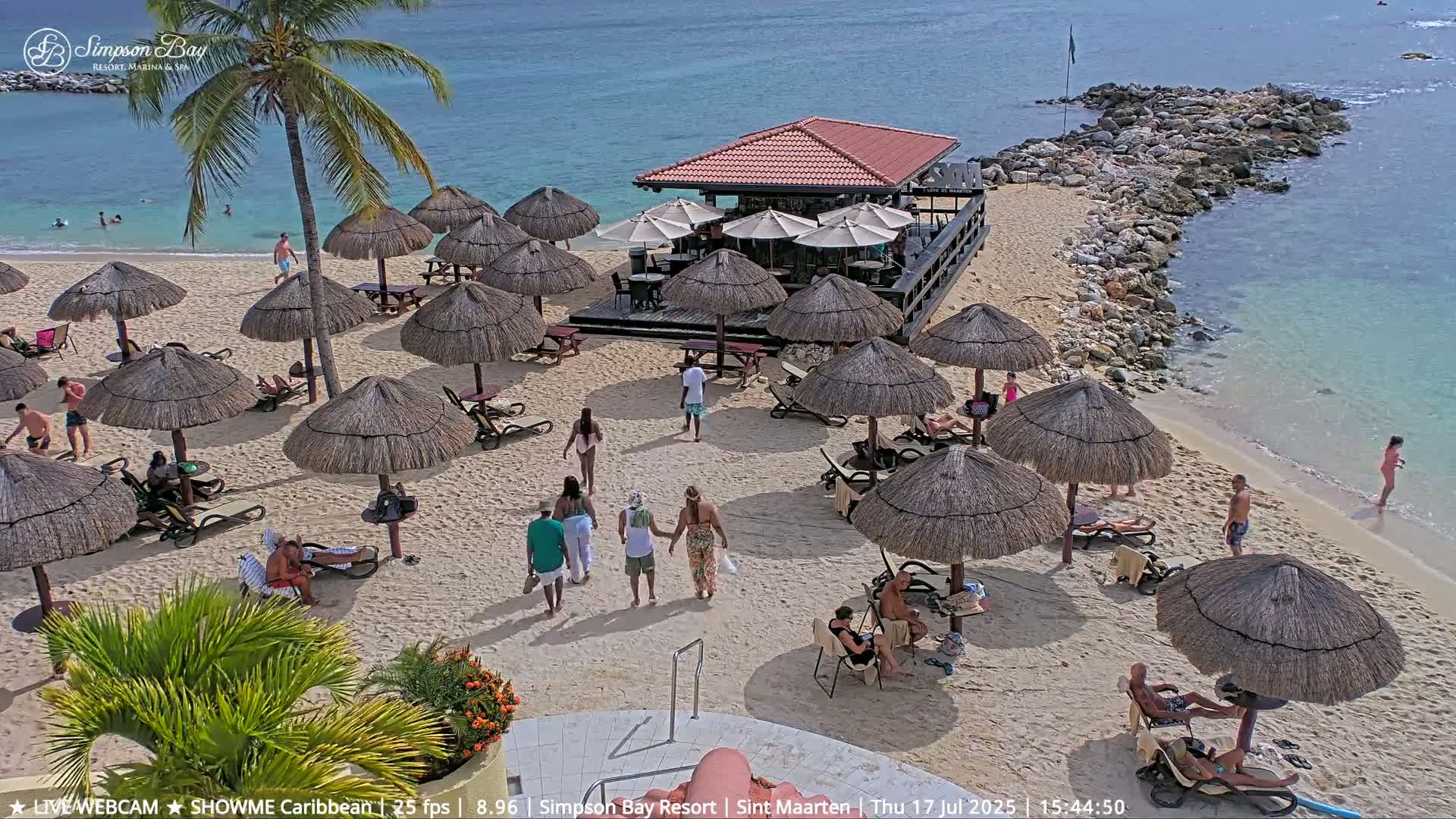 Carribean, Atlantic Ocean, Simpson Bay & Village Live Cam - Simpson Bay, Sint Maarten, Netherland