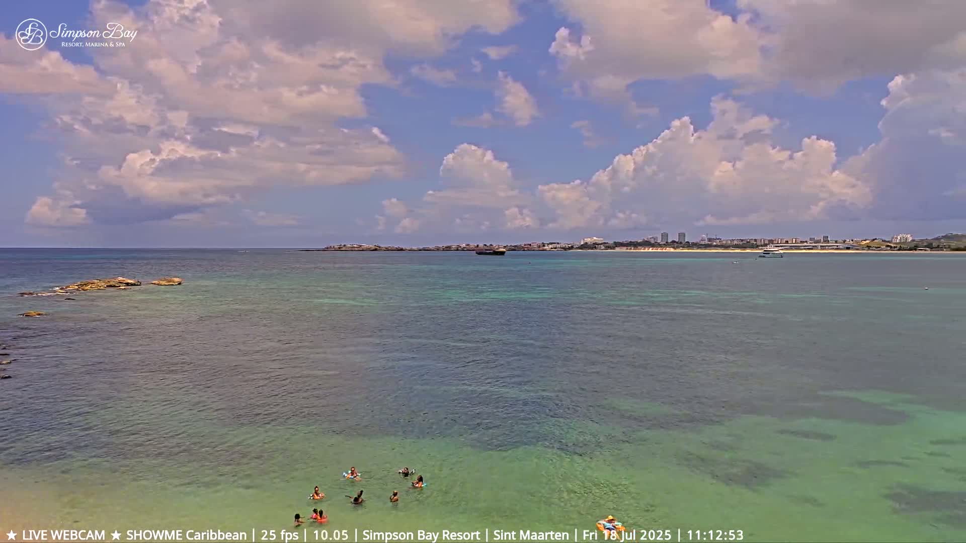 Carribean, Atlantic Ocean, Simpson Bay & Village Live Cam - Simpson Bay, Sint Maarten, Netherland