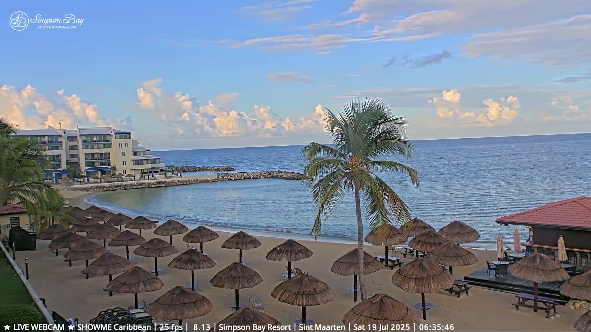 Carribean, Atlantic Ocean, Simpson Bay & Village Live Cam - Simpson Bay, Sint Maarten, Netherland