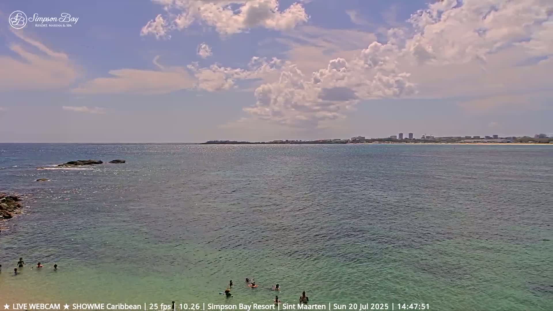 Carribean, Atlantic Ocean, Simpson Bay & Village Live Cam - Simpson Bay, Sint Maarten, Netherland