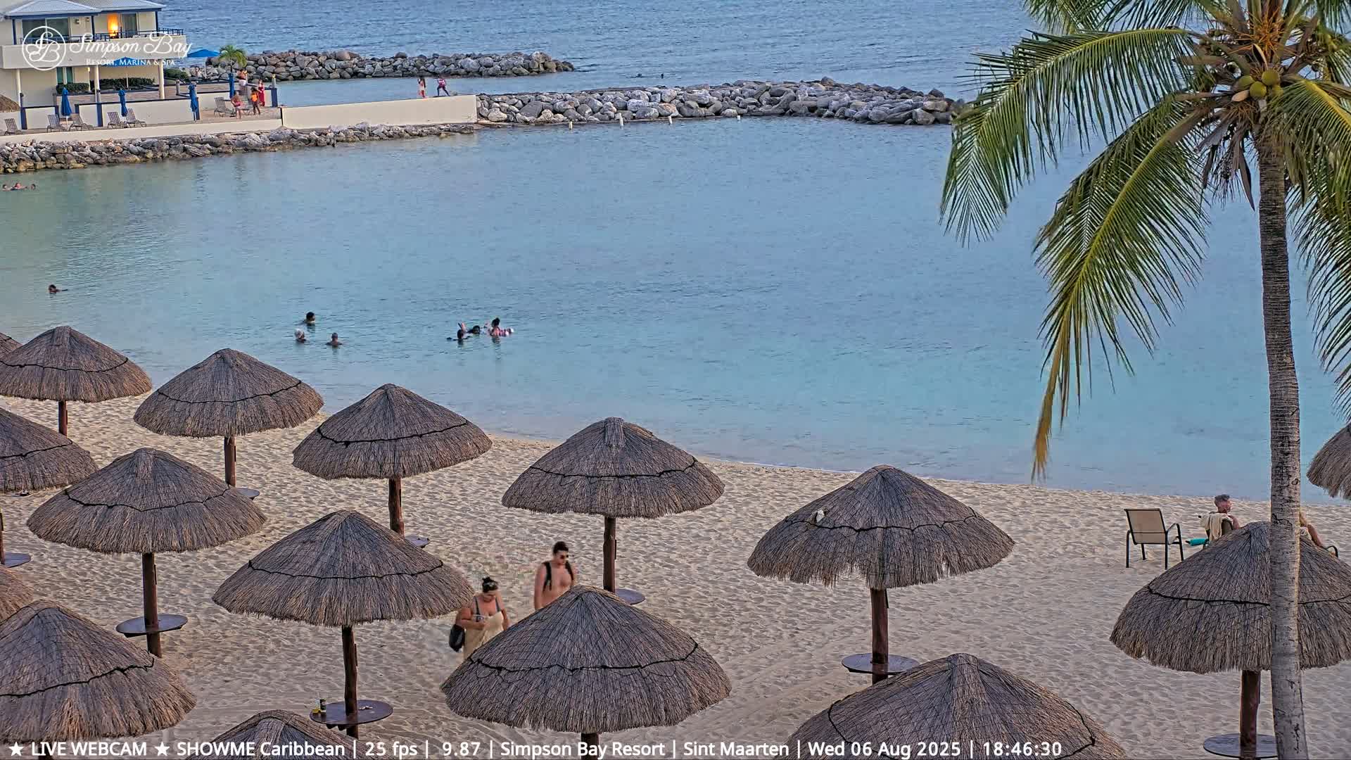 Carribean, Atlantic Ocean, Simpson Bay & Village Live Cam - Simpson Bay, Sint Maarten, Netherland