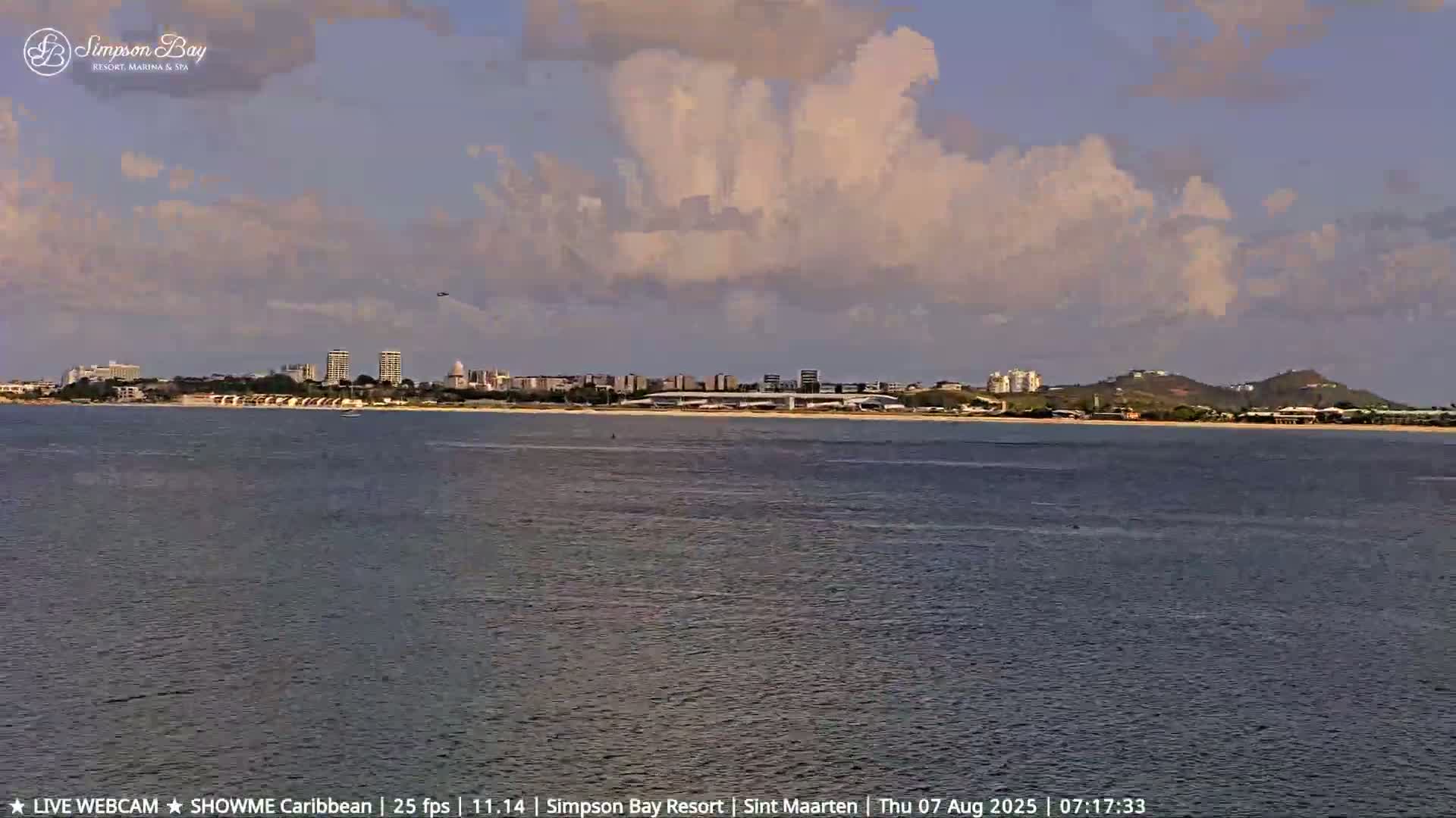 Carribean, Atlantic Ocean, Simpson Bay & Village Live Cam - Simpson Bay, Sint Maarten, Netherland