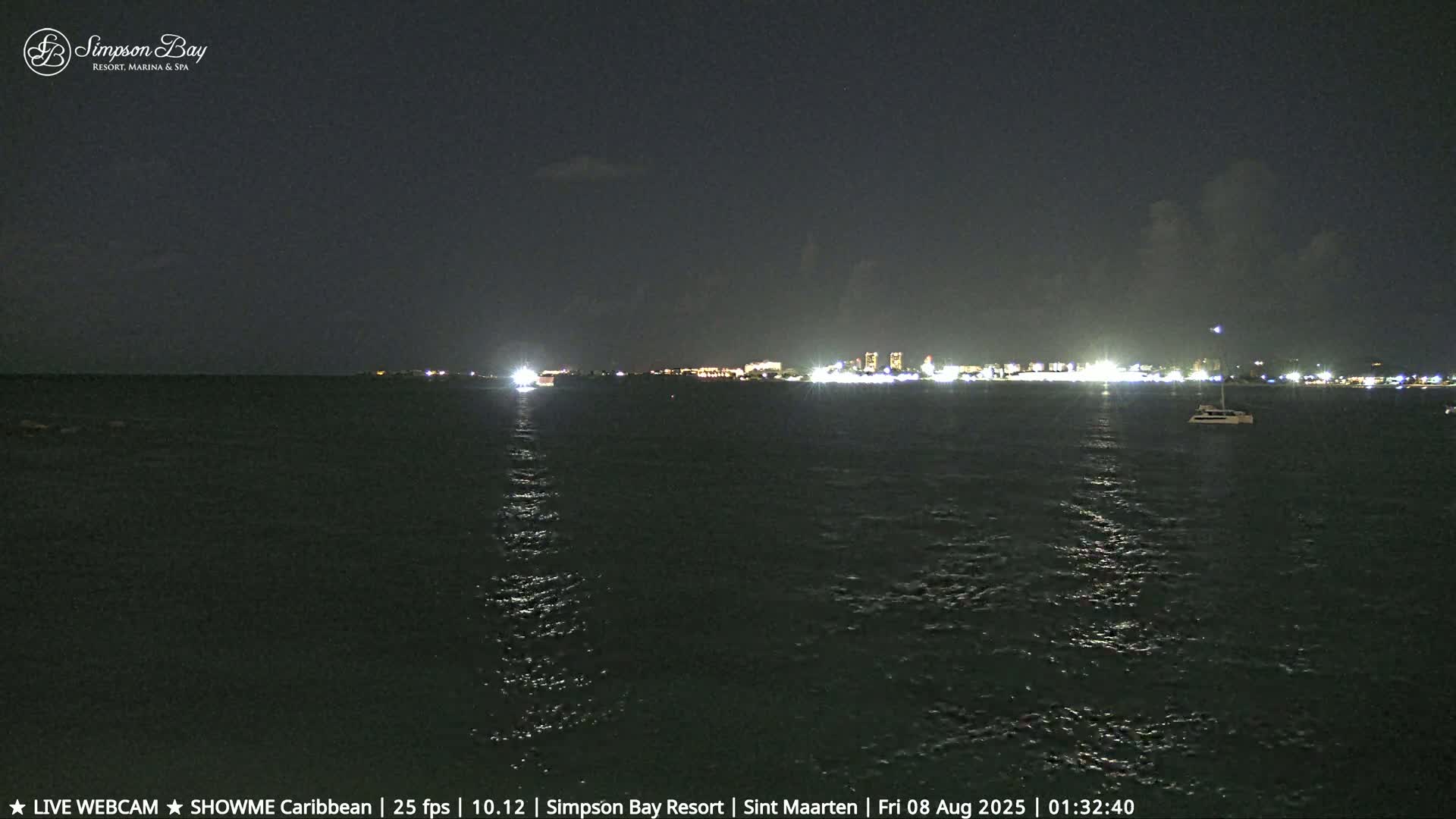 Carribean, Atlantic Ocean, Simpson Bay & Village Live Cam - Simpson Bay, Sint Maarten, Netherland