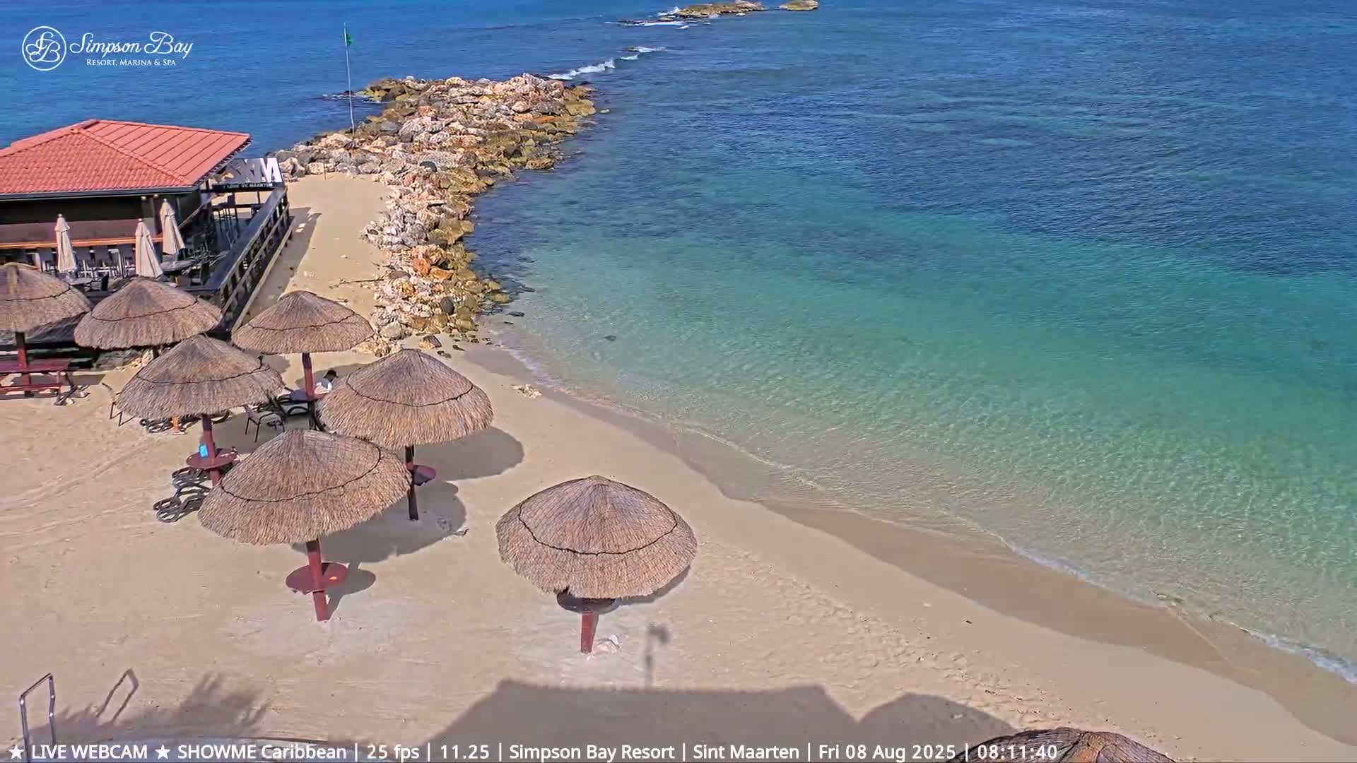 Carribean, Atlantic Ocean, Simpson Bay & Village Live Cam - Simpson Bay, Sint Maarten, Netherland