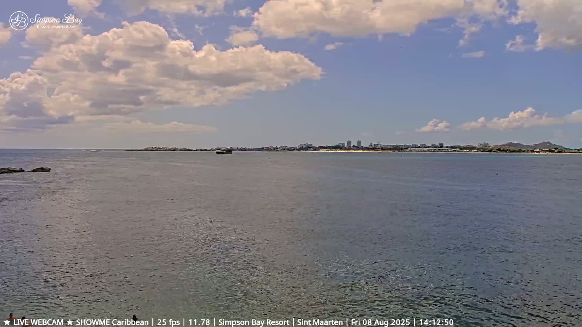 Carribean, Atlantic Ocean, Simpson Bay & Village Live Cam - Simpson Bay, Sint Maarten, Netherland